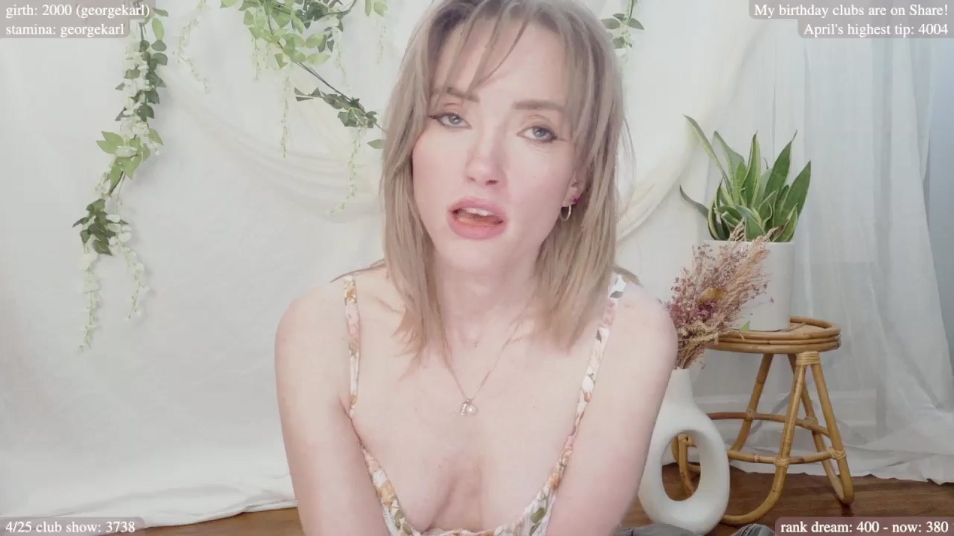Gallery image thumbnail from bdaycolette's myfreecams stream on, 04/22/2025, 20:02 image 15 of 20