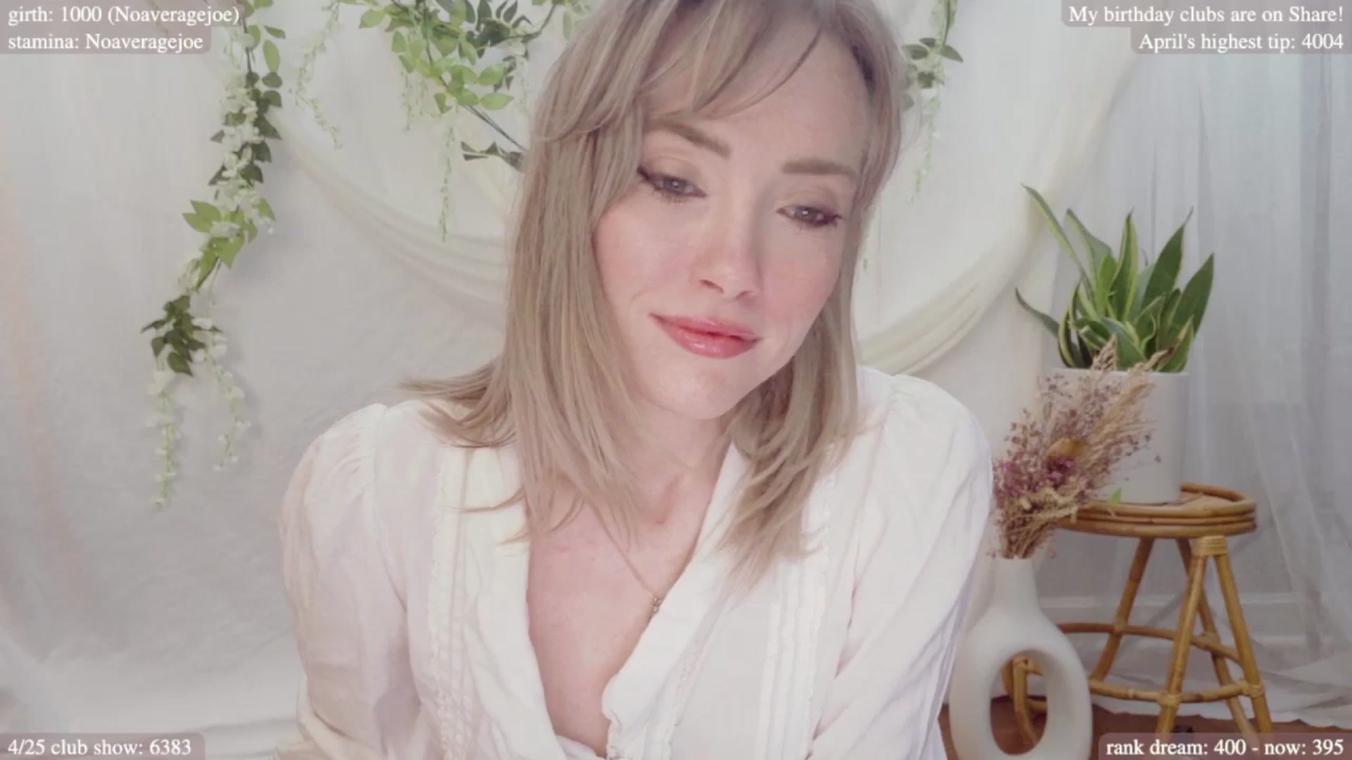 Gallery image thumbnail from bdaycolette's myfreecams stream on, 04/22/2025, 20:02 image 7 of 20