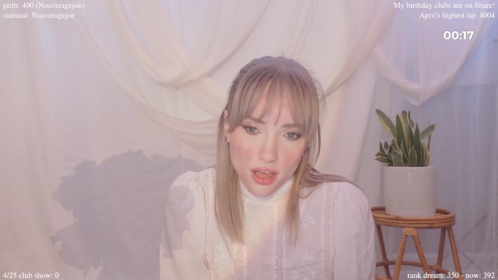 Gallery image thumbnail from bdaycolette's myfreecams stream on, 04/24/2025, 19:50 image 5 of 20