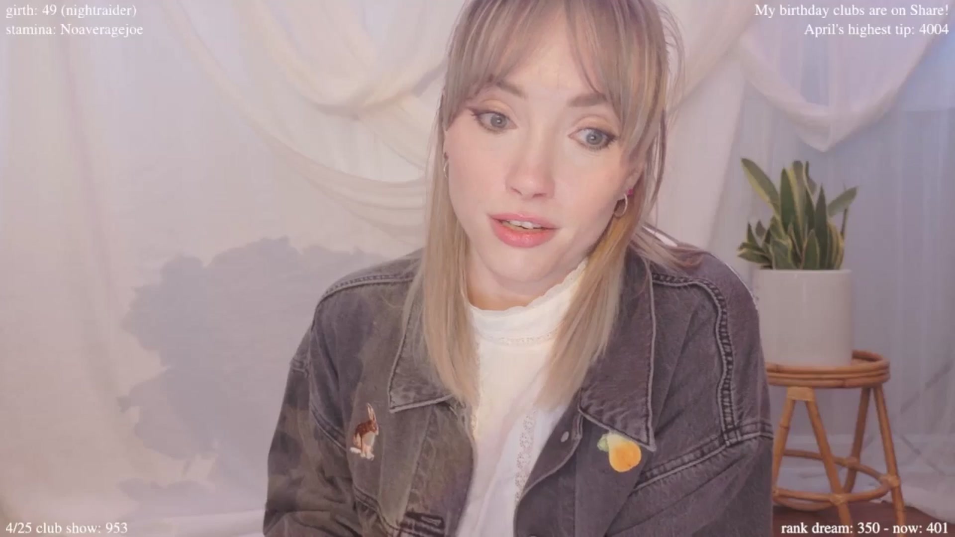 Gallery image thumbnail from bdaycolette's myfreecams stream on, 04/24/2025, 19:50 image 3 of 20