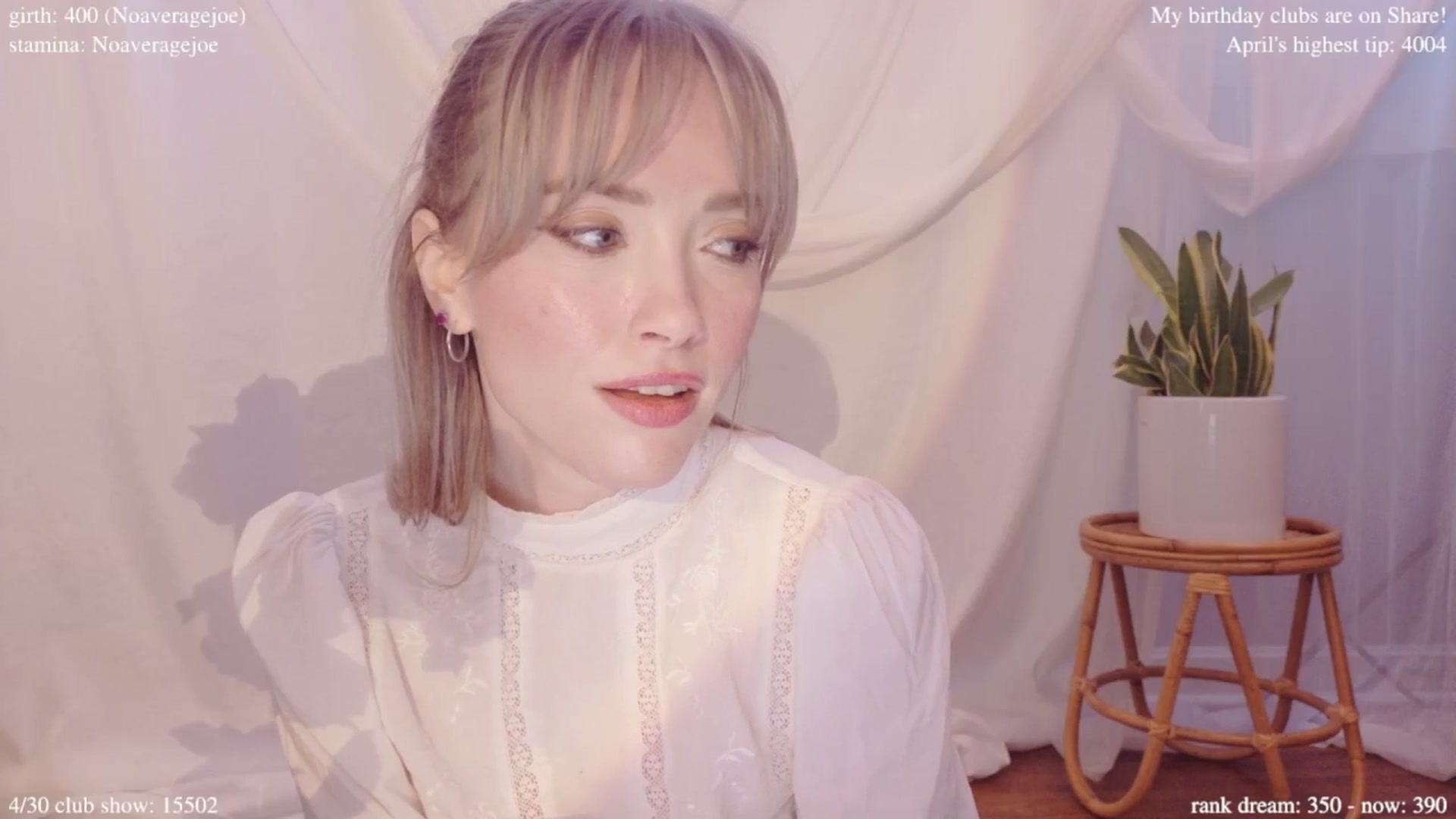 Gallery image thumbnail from bdaycolette's myfreecams stream on, 04/24/2025, 19:50 image 11 of 20