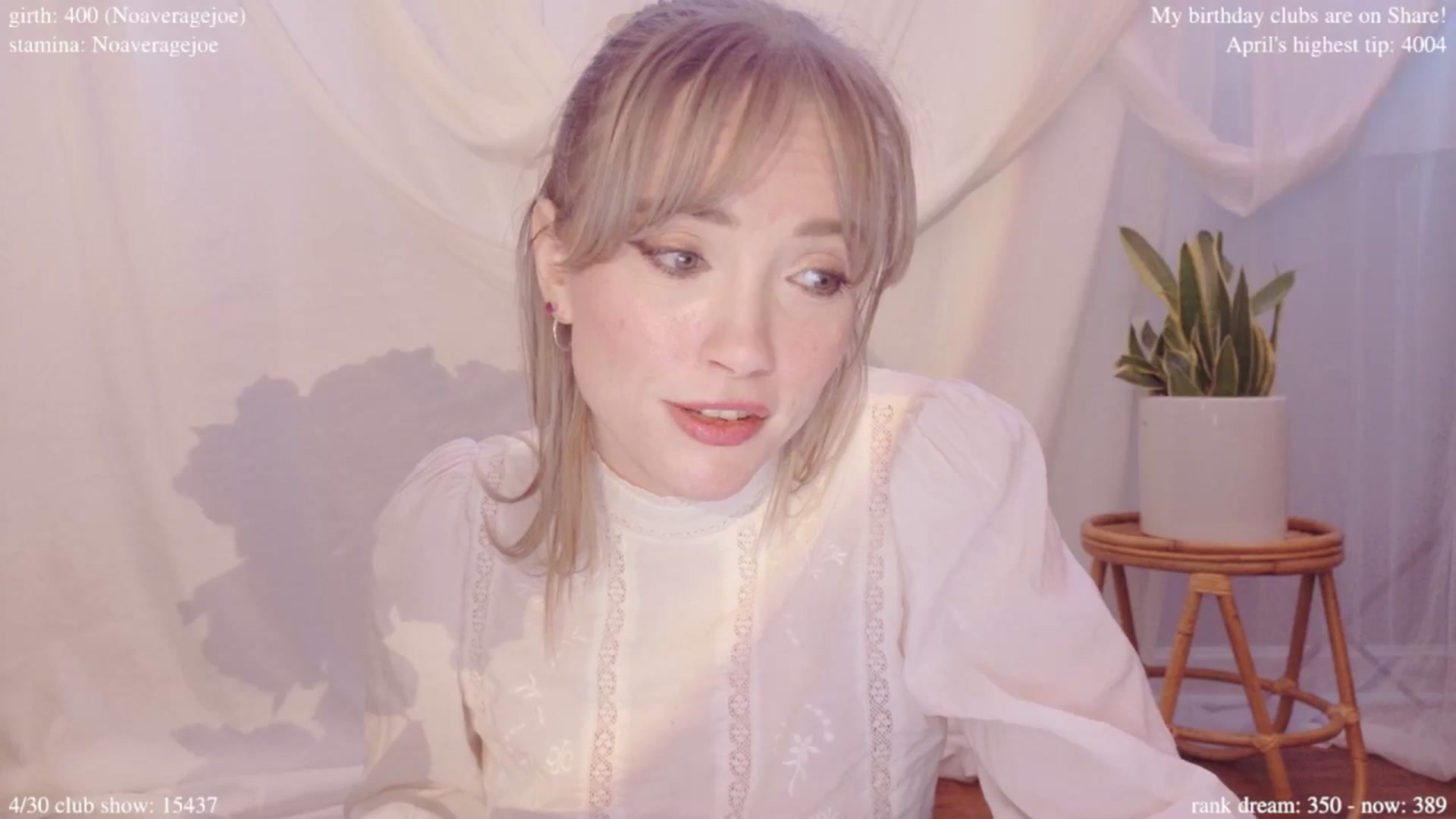 Gallery image thumbnail from bdaycolette's myfreecams stream on, 04/24/2025, 19:50 image 14 of 20