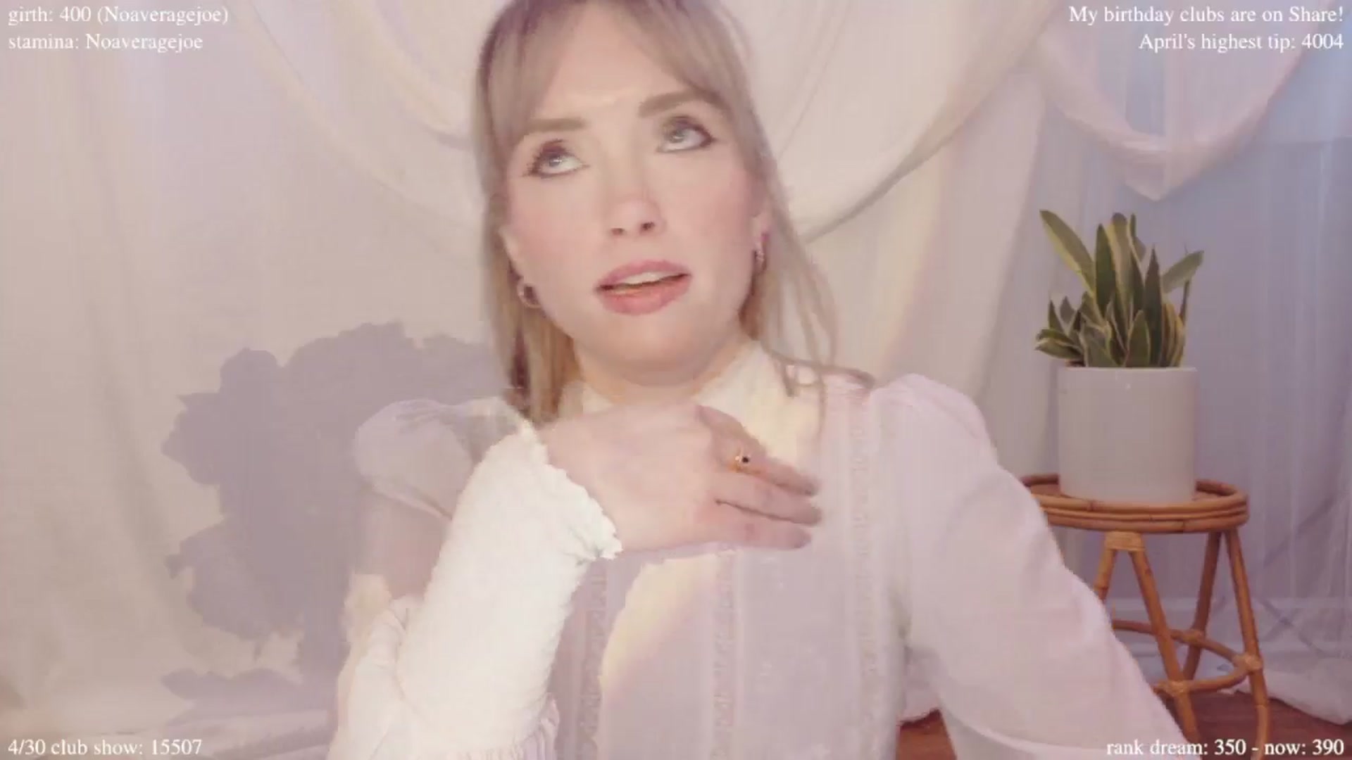 Gallery image thumbnail from bdaycolette's myfreecams stream on, 04/24/2025, 19:50 image 10 of 20