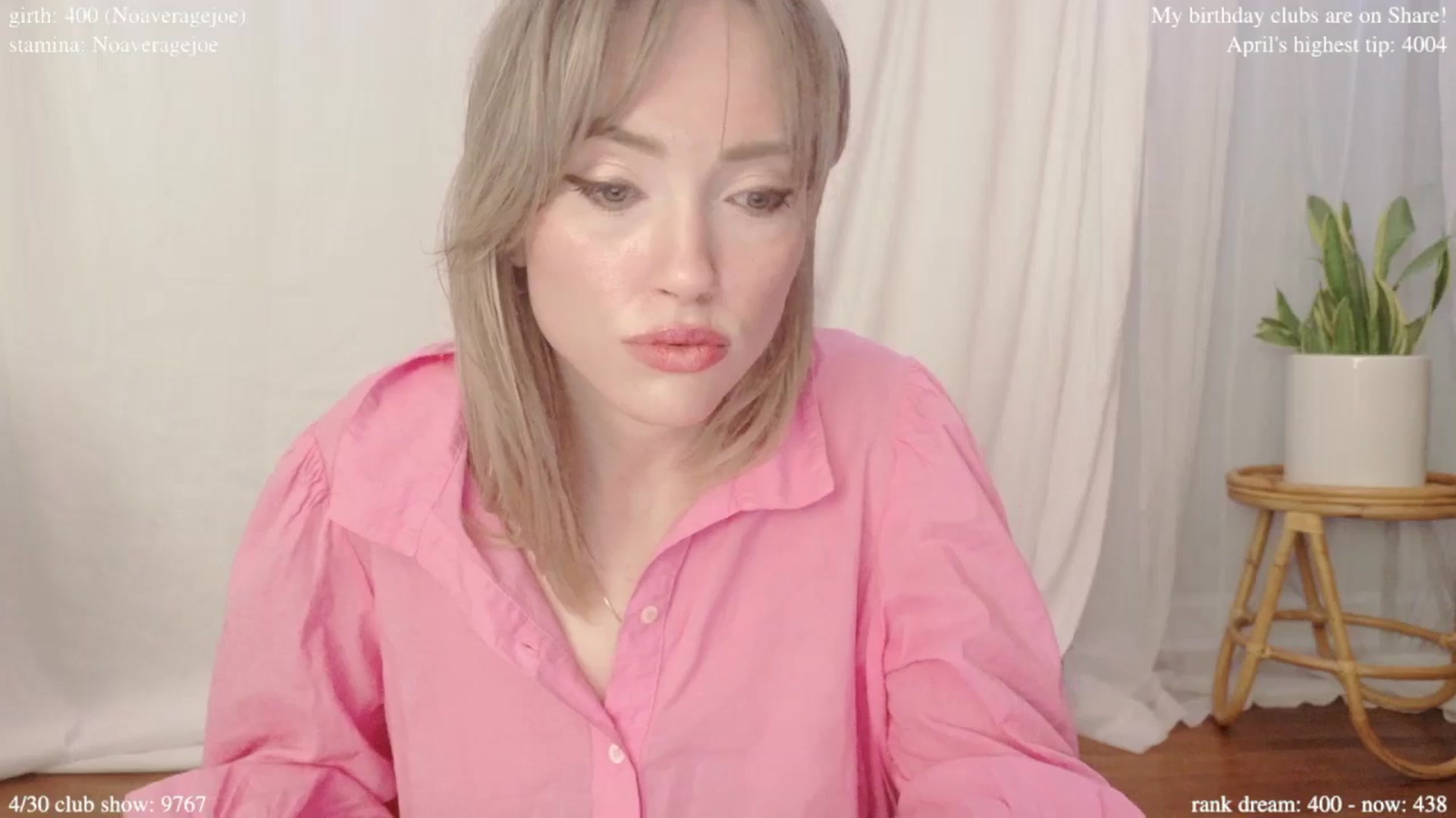 Gallery image thumbnail from bdaycolette's myfreecams stream on, 04/28/2025, 20:02 image 9 of 20