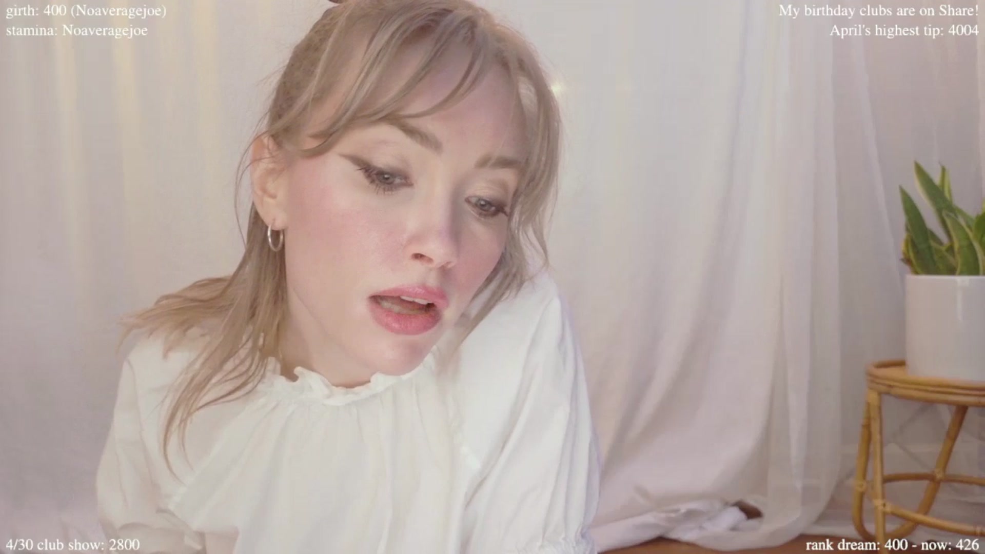 Gallery image thumbnail from bdaycolette's myfreecams stream on, 04/30/2025, 19:25 image 19 of 20
