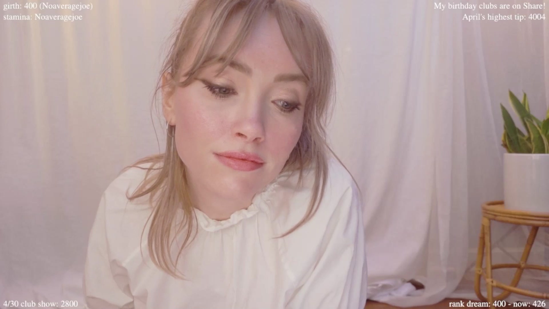 Gallery image thumbnail from bdaycolette's myfreecams stream on, 04/30/2025, 19:25 image 20 of 20