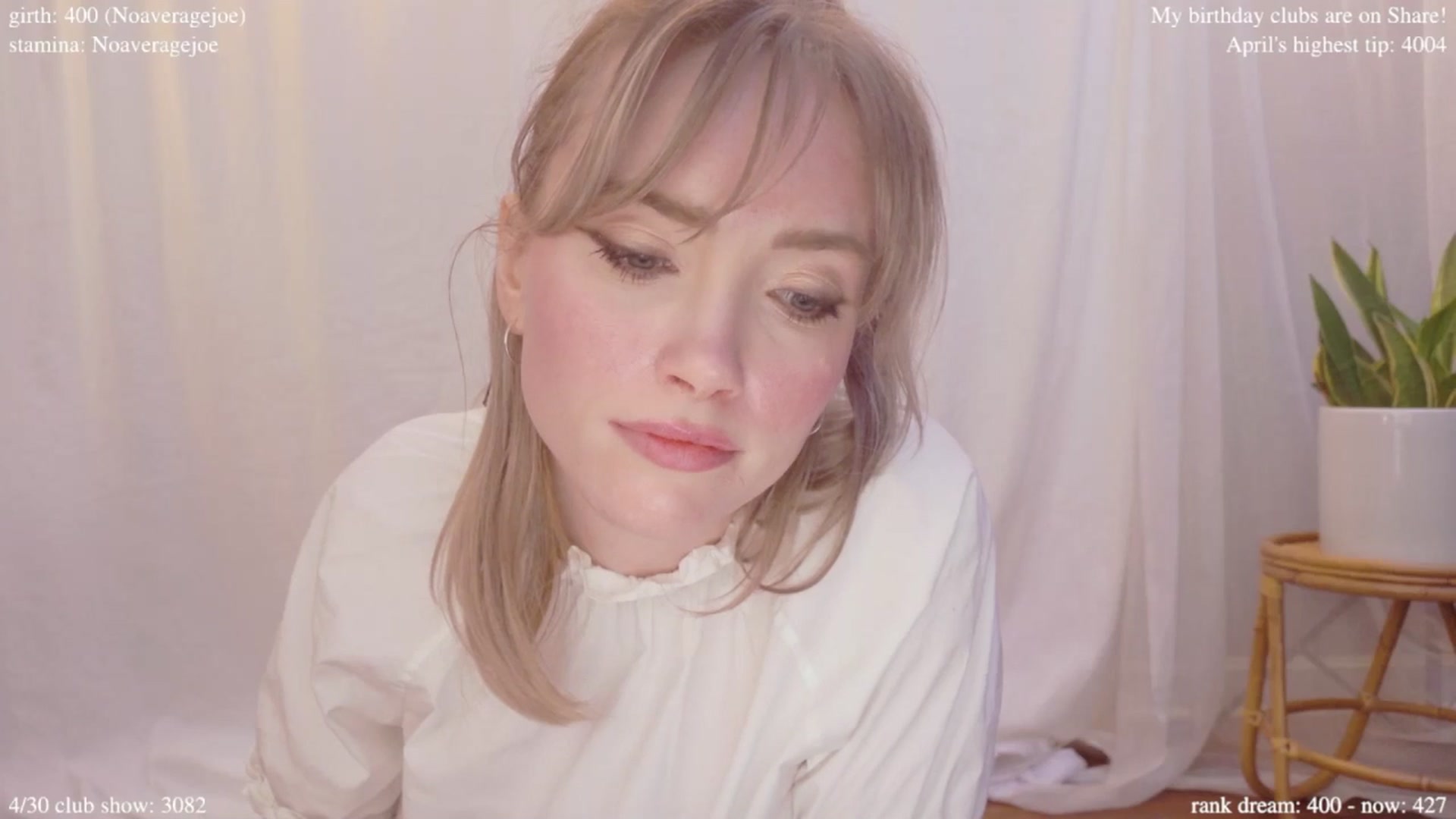 Gallery image thumbnail from bdaycolette's myfreecams stream on, 04/30/2025, 19:25 image 8 of 20