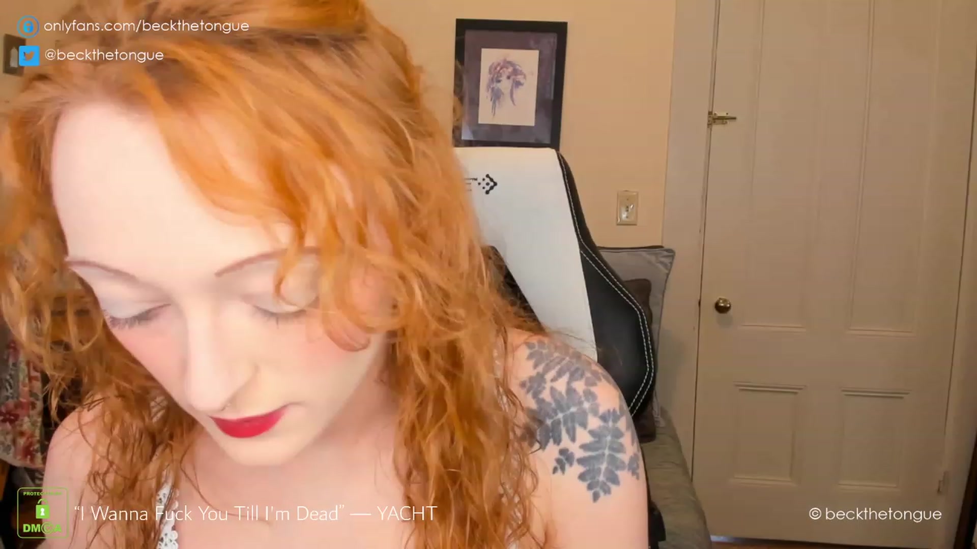 Gallery image thumbnail from beckthetongue's myfreecams stream on, 02/06/2023, 21:16 image 13 of 20