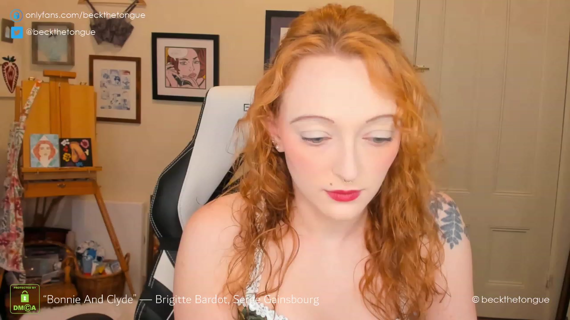 Gallery image thumbnail from beckthetongue's myfreecams stream on, 02/06/2023, 21:16 image 20 of 20