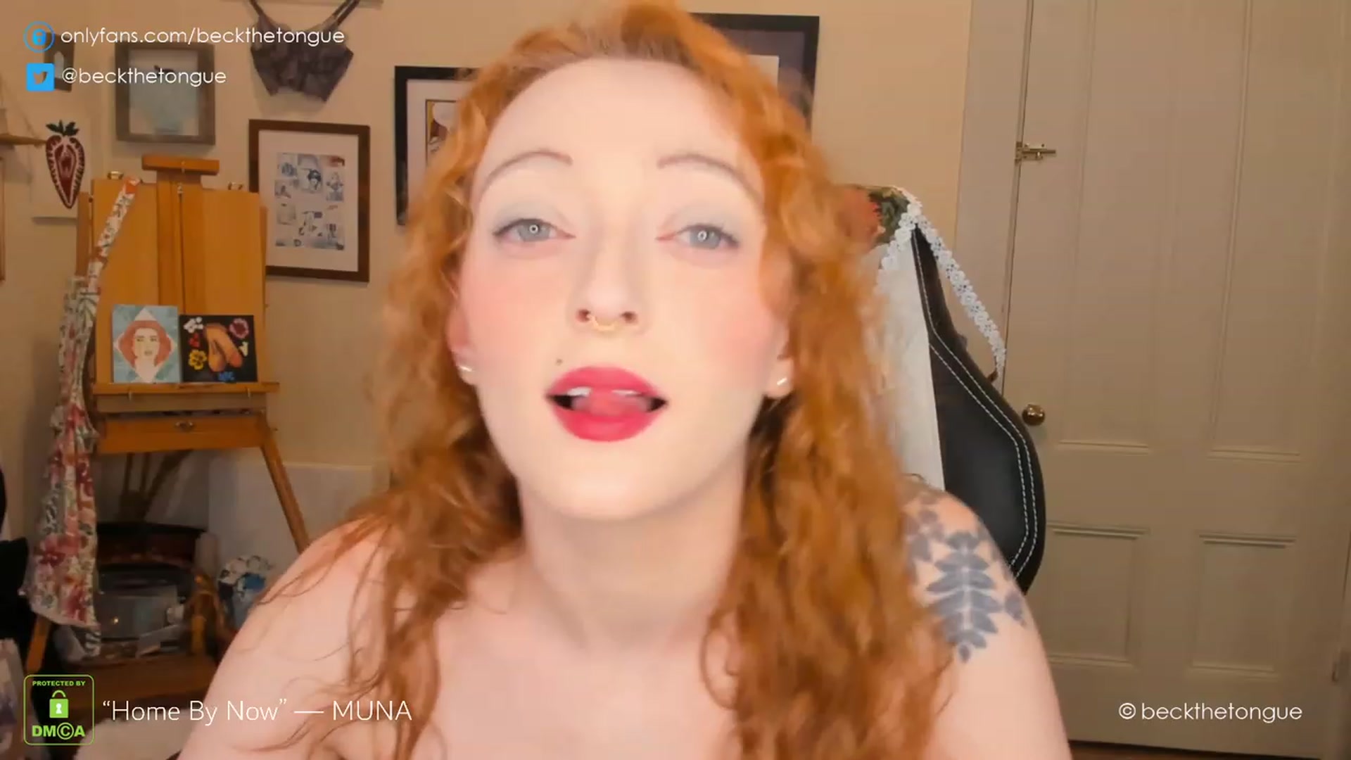 Gallery image thumbnail from beckthetongue's myfreecams stream on, 02/06/2023, 22:38 image 4 of 20