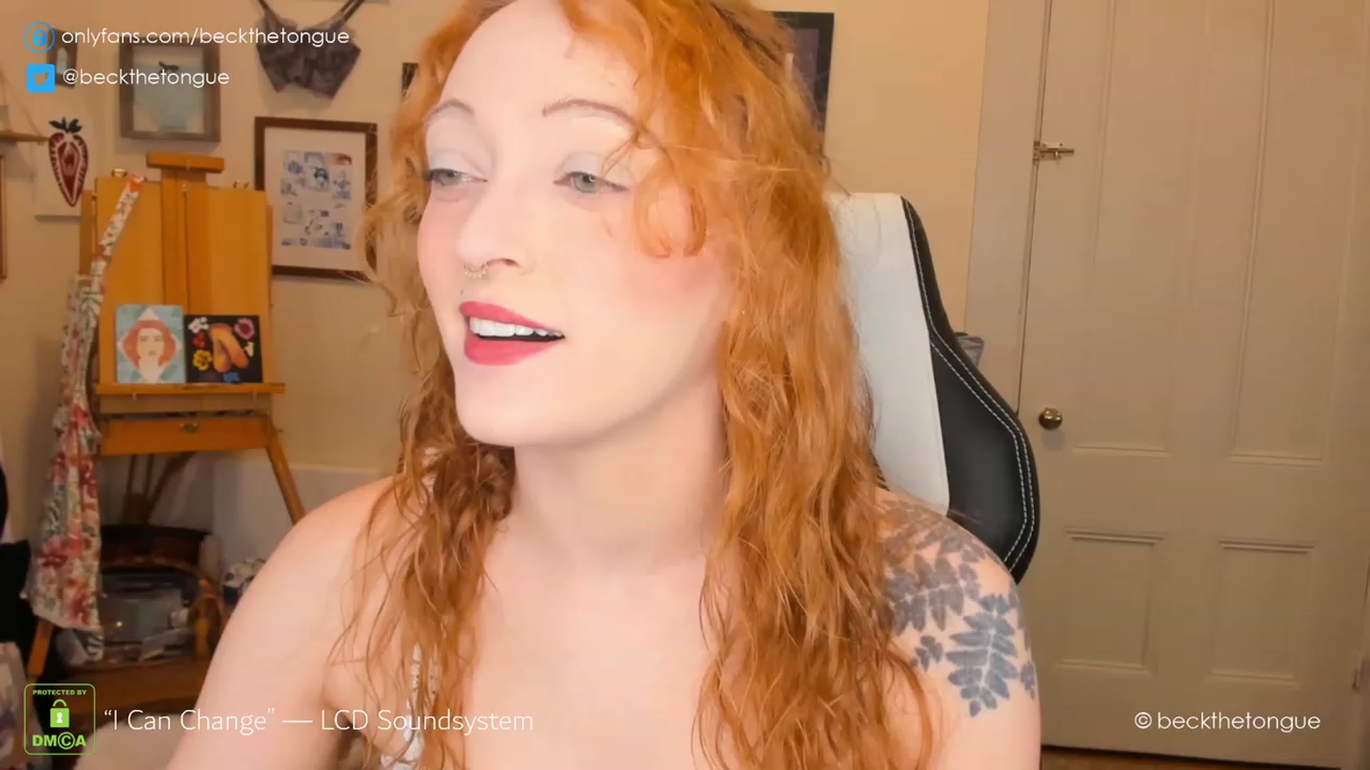 Gallery image thumbnail from beckthetongue's myfreecams stream on, 02/06/2023, 22:38 image 16 of 20