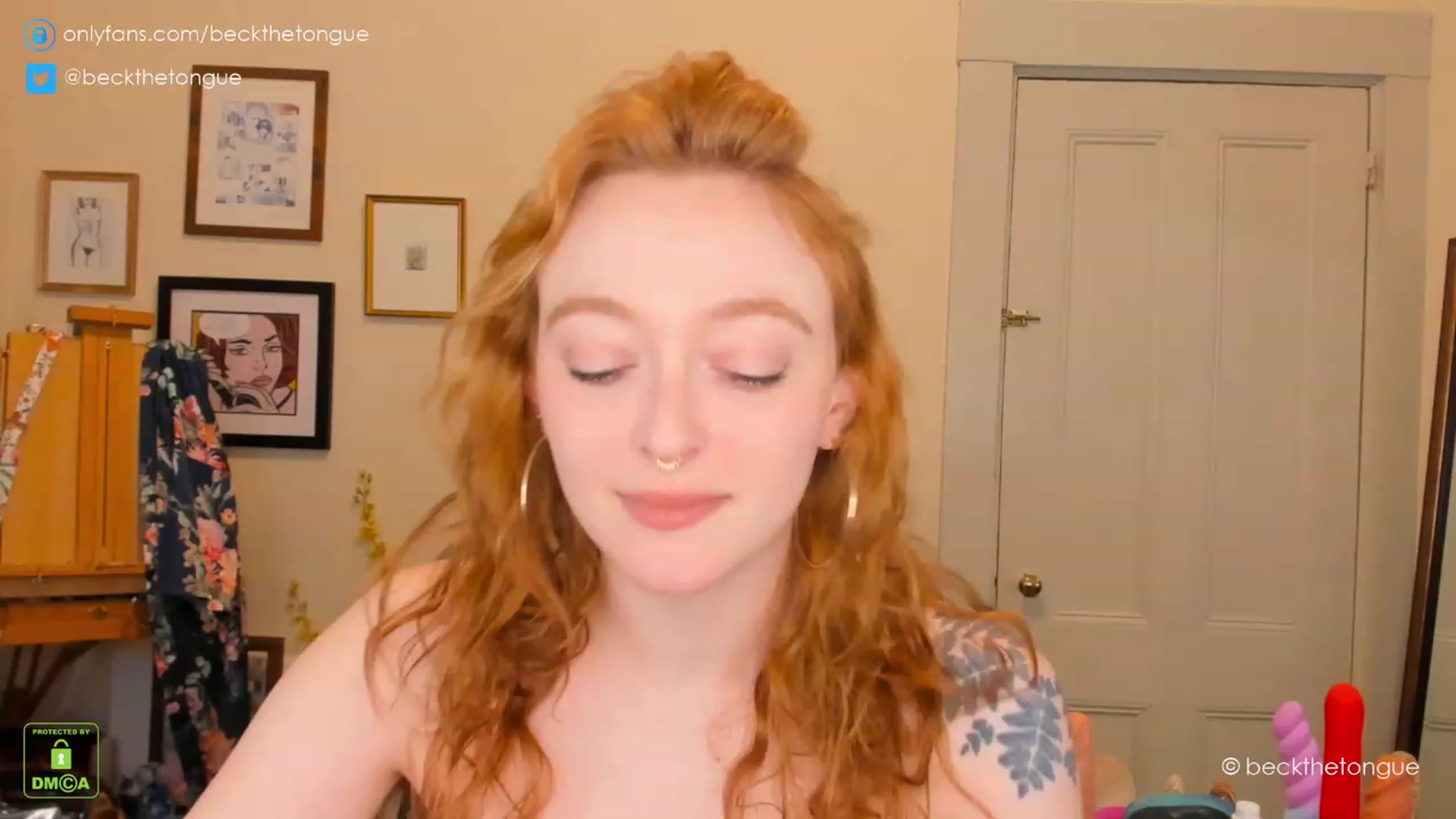 Gallery image thumbnail from beckthetongue's myfreecams stream on, 03/09/2023, 21:29 image 3 of 20