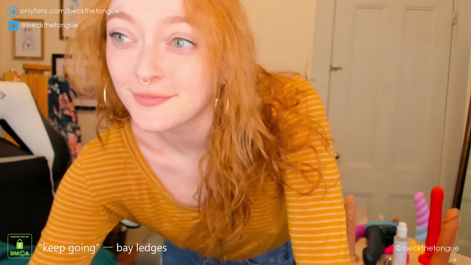 Gallery image thumbnail from beckthetongue's myfreecams stream on, 03/09/2023, 21:29 image 12 of 20