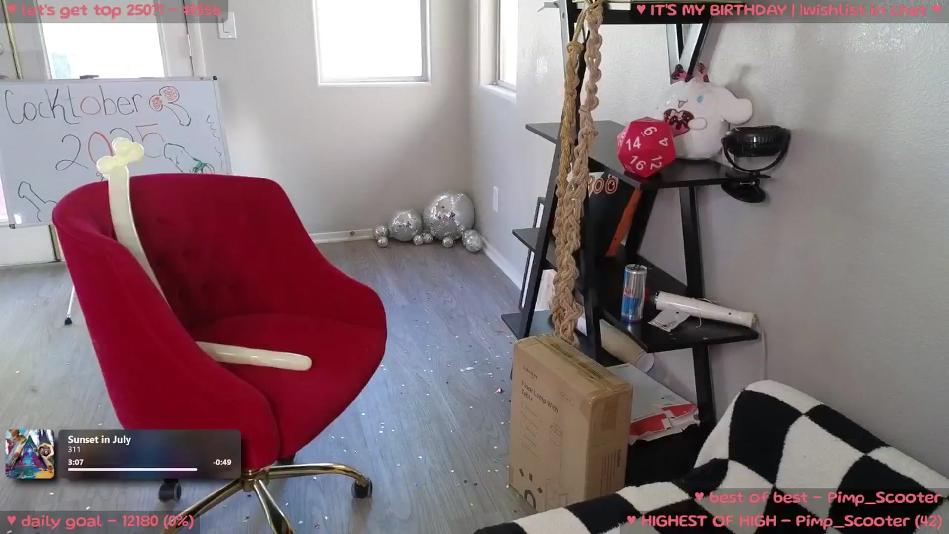 Gallery image thumbnail from birthdayMeowz's myfreecams stream on, 10/12/2025, 22:16 image 14 of 20