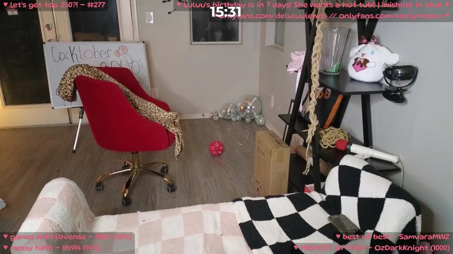 Gallery image thumbnail from birthdayMeowz's myfreecams stream on, 10/18/2025, 24:02 image 19 of 20