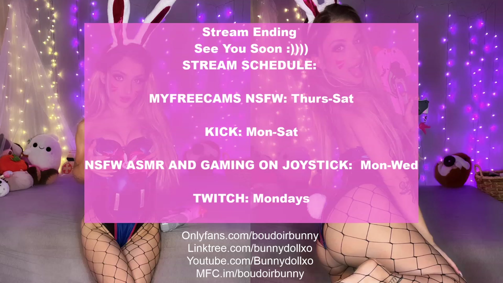 Gallery image thumbnail from boudoirbunny's myfreecams stream on, 05/24/2023, 08:50 image 20 of 20