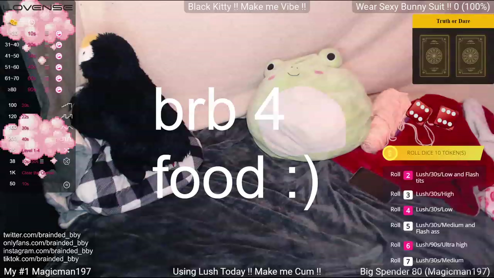Gallery image thumbnail from braindedbby's myfreecams stream on, 01/02/2023, 04:19 image 3 of 20