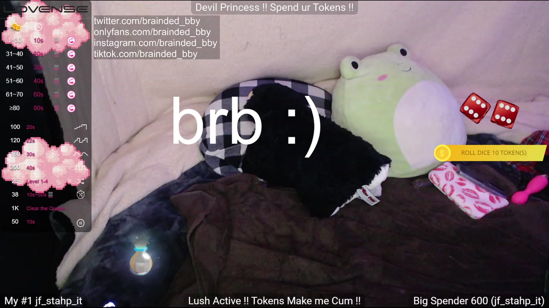 Gallery image thumbnail from braindedbby's myfreecams stream on, 01/10/2023, 09:27 image 16 of 20