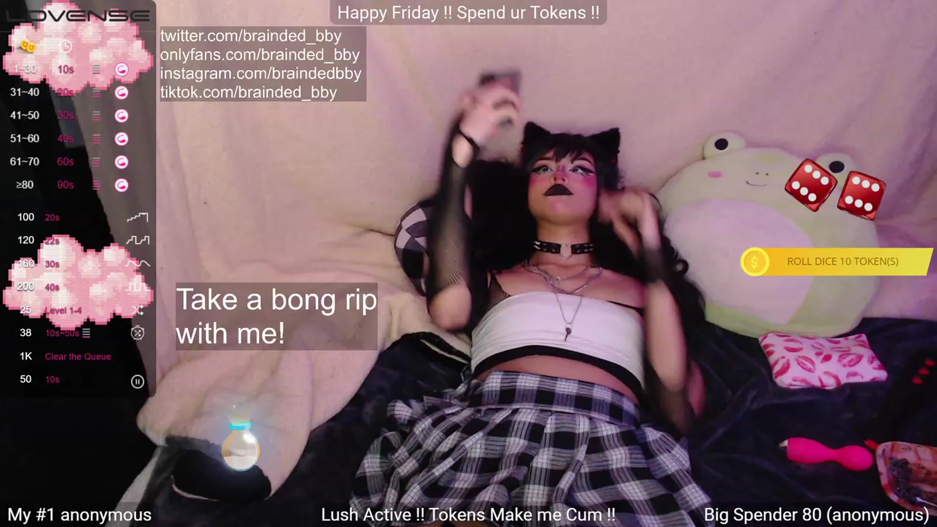 Gallery image thumbnail from braindedbby's myfreecams stream on, 01/17/2023, 03:48 image 8 of 20