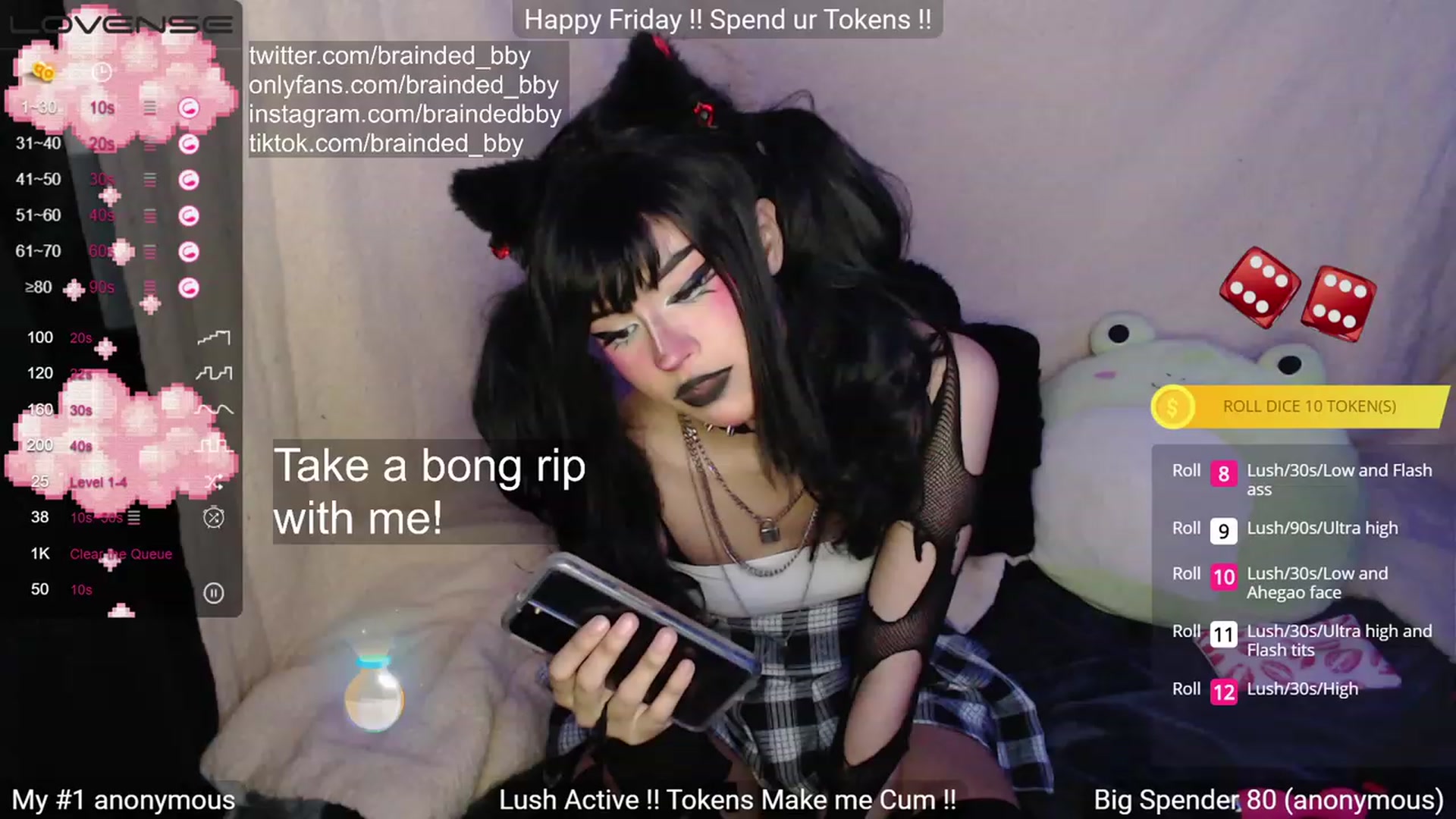 Gallery image thumbnail from braindedbby's myfreecams stream on, 01/17/2023, 03:48 image 12 of 20