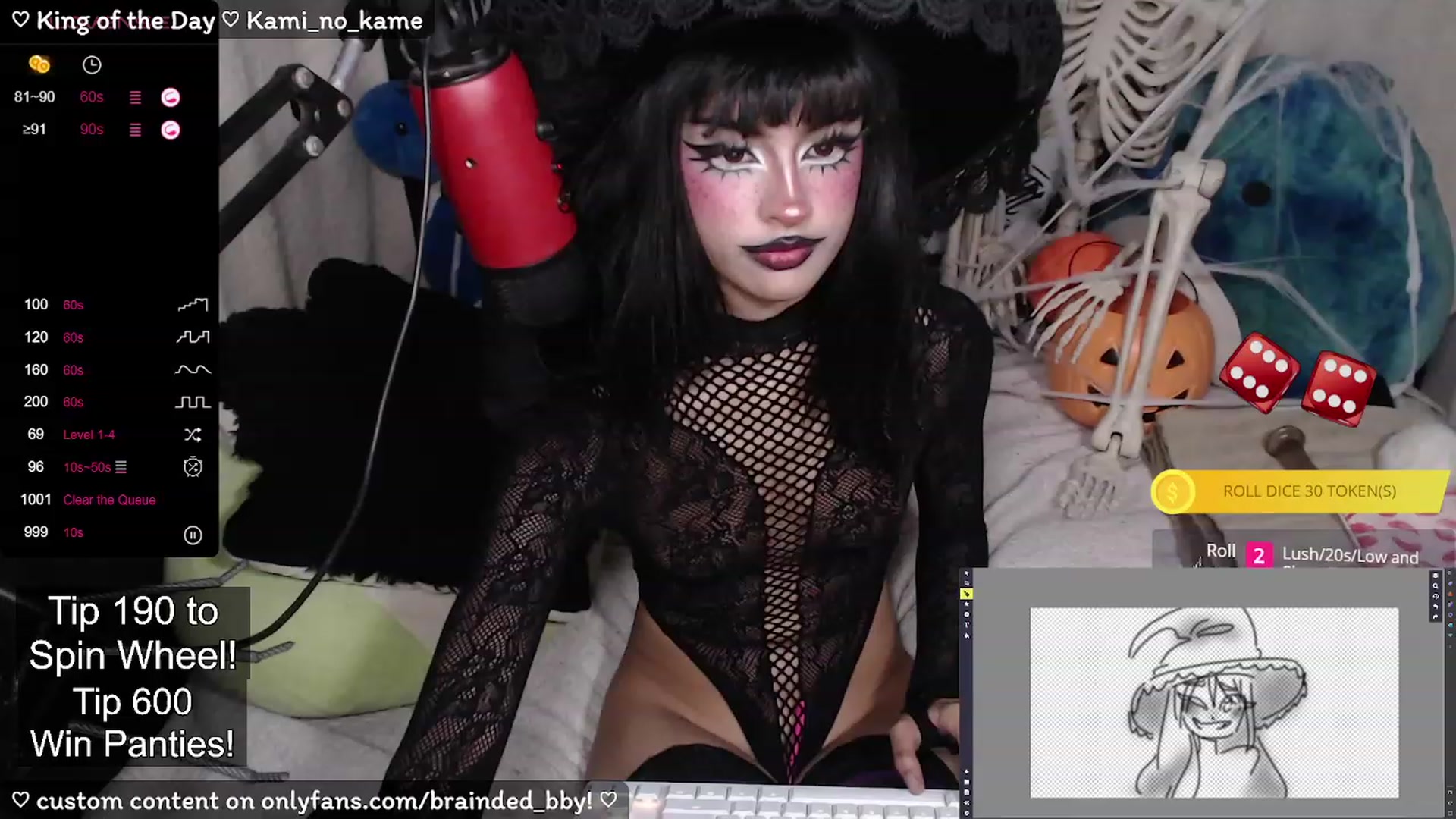 Gallery image thumbnail from braindedbby's myfreecams stream on, 10/09/2023, 08:40 image 7 of 20