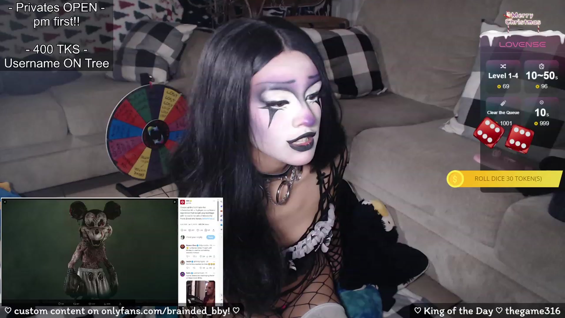 Gallery image thumbnail from braindedbby's myfreecams stream on, 01/02/2024, 04:12 image 5 of 20