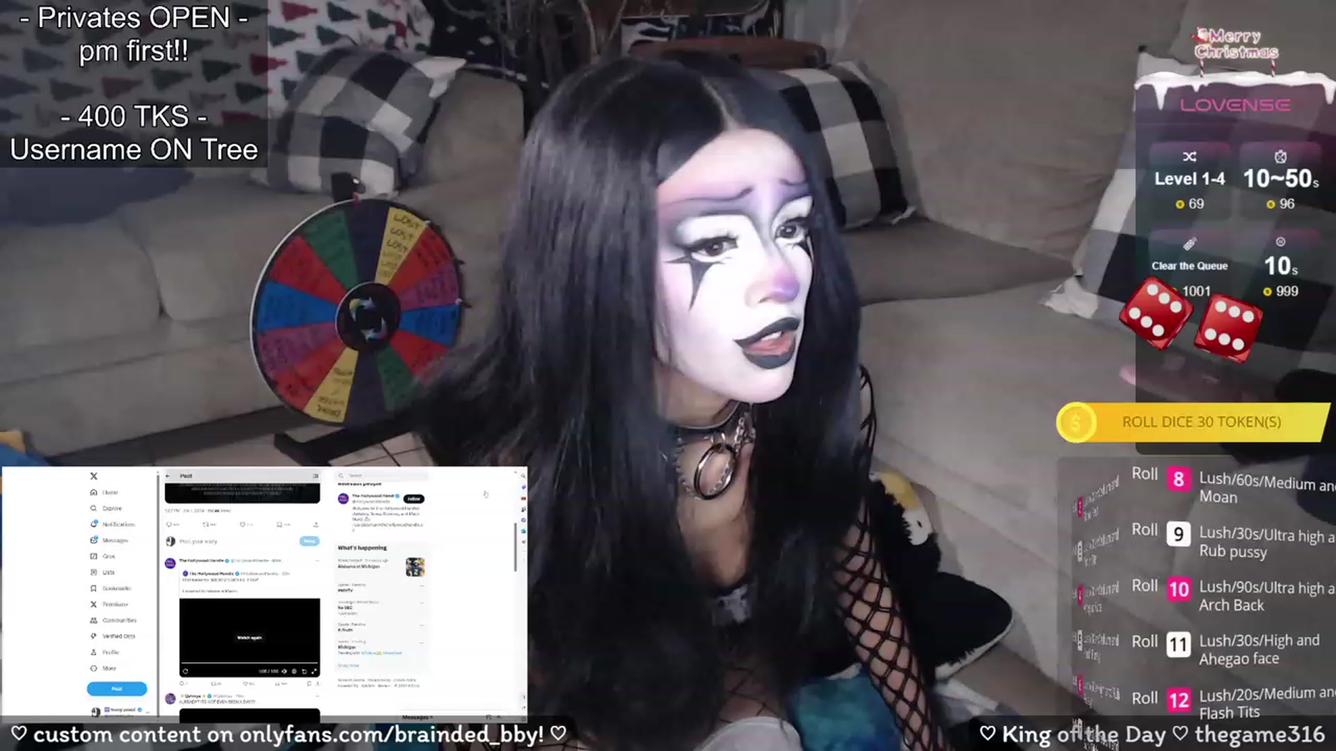 Gallery image thumbnail from braindedbby's myfreecams stream on, 01/02/2024, 04:12 image 4 of 20