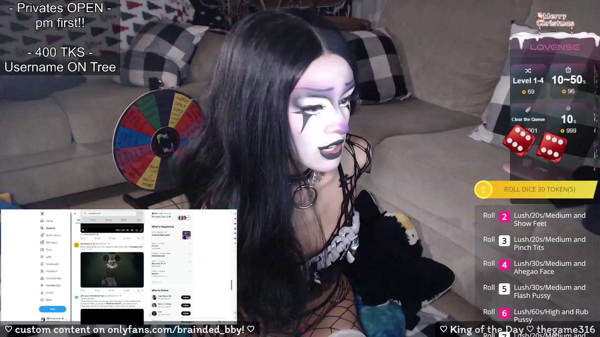 Gallery image thumbnail from braindedbby's myfreecams stream on, 01/02/2024, 04:12 image 6 of 20