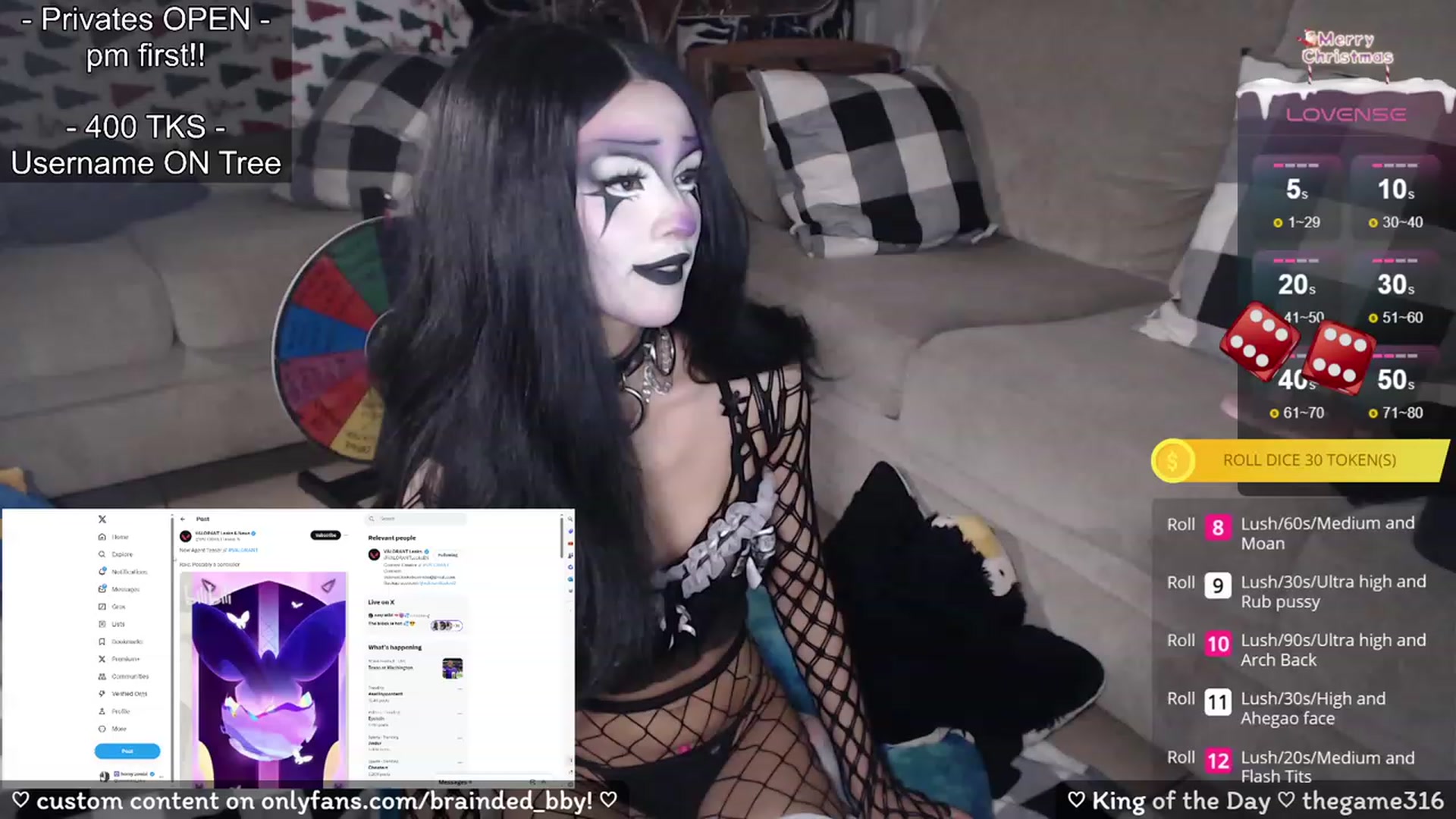 Gallery image thumbnail from braindedbby's myfreecams stream on, 01/02/2024, 04:12 image 11 of 20