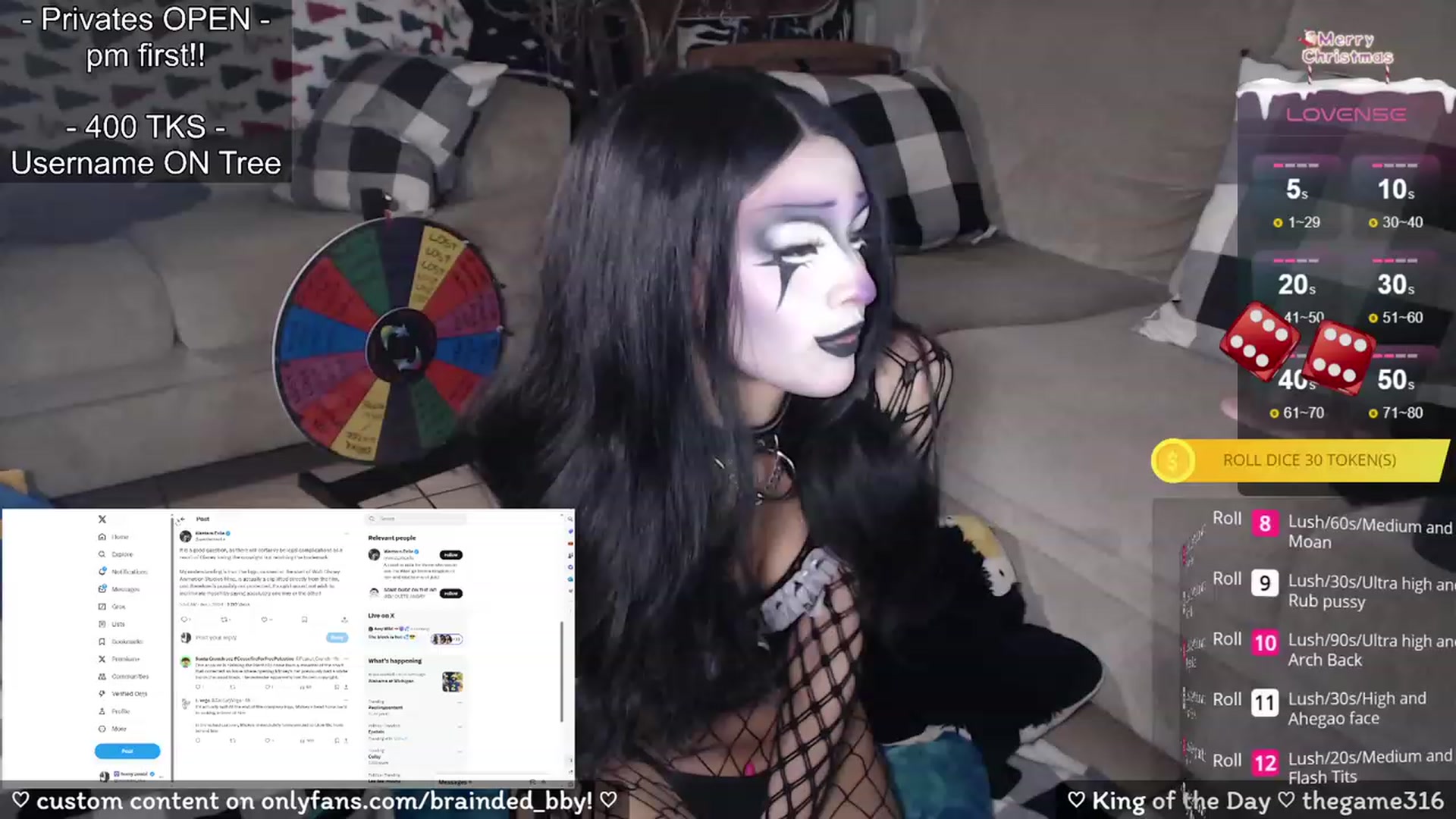 Gallery image thumbnail from braindedbby's myfreecams stream on, 01/02/2024, 04:12 image 8 of 20