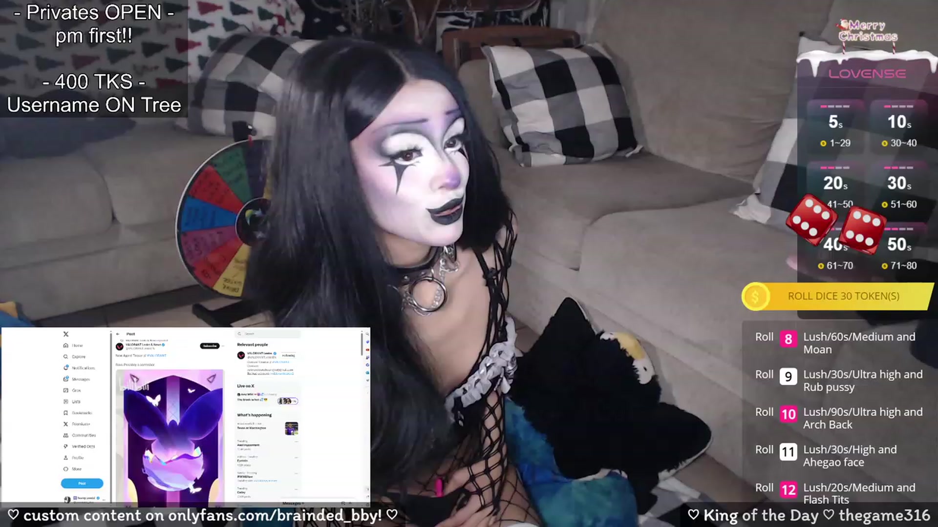 Gallery image thumbnail from braindedbby's myfreecams stream on, 01/02/2024, 04:12 image 10 of 20