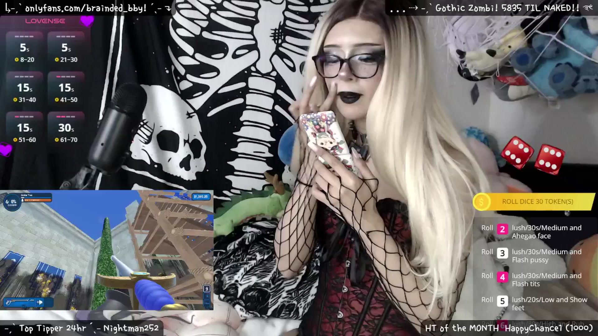 Gallery image thumbnail from braindedbby's myfreecams stream on, 04/16/2025, 02:00 image 6 of 20