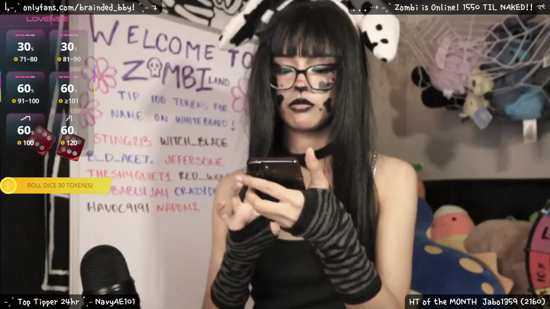 Gallery image thumbnail from braindedbby's myfreecams stream on, 05/11/2025, 09:05 image 1 of 20
