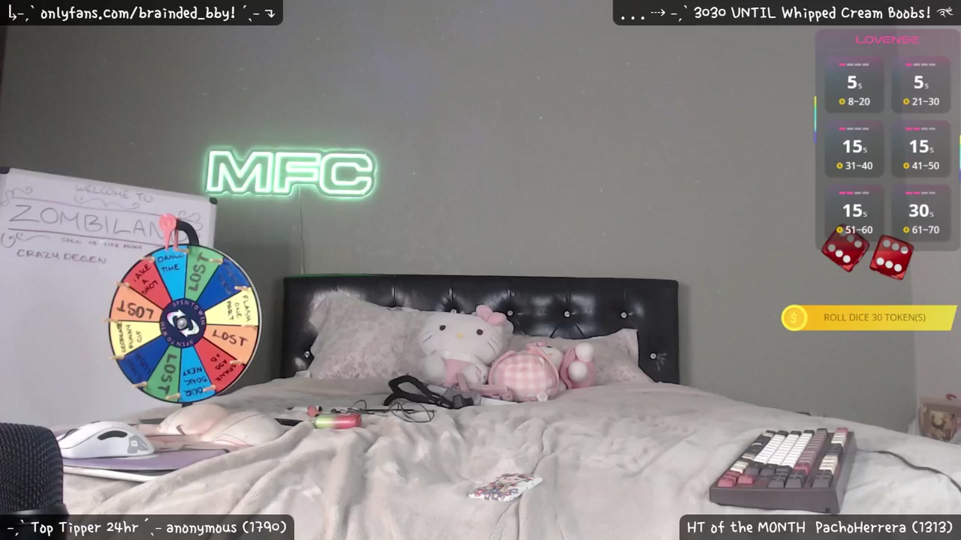 Gallery image thumbnail from braindedbby's myfreecams stream on, 08/29/2025, 24:19 image 12 of 20