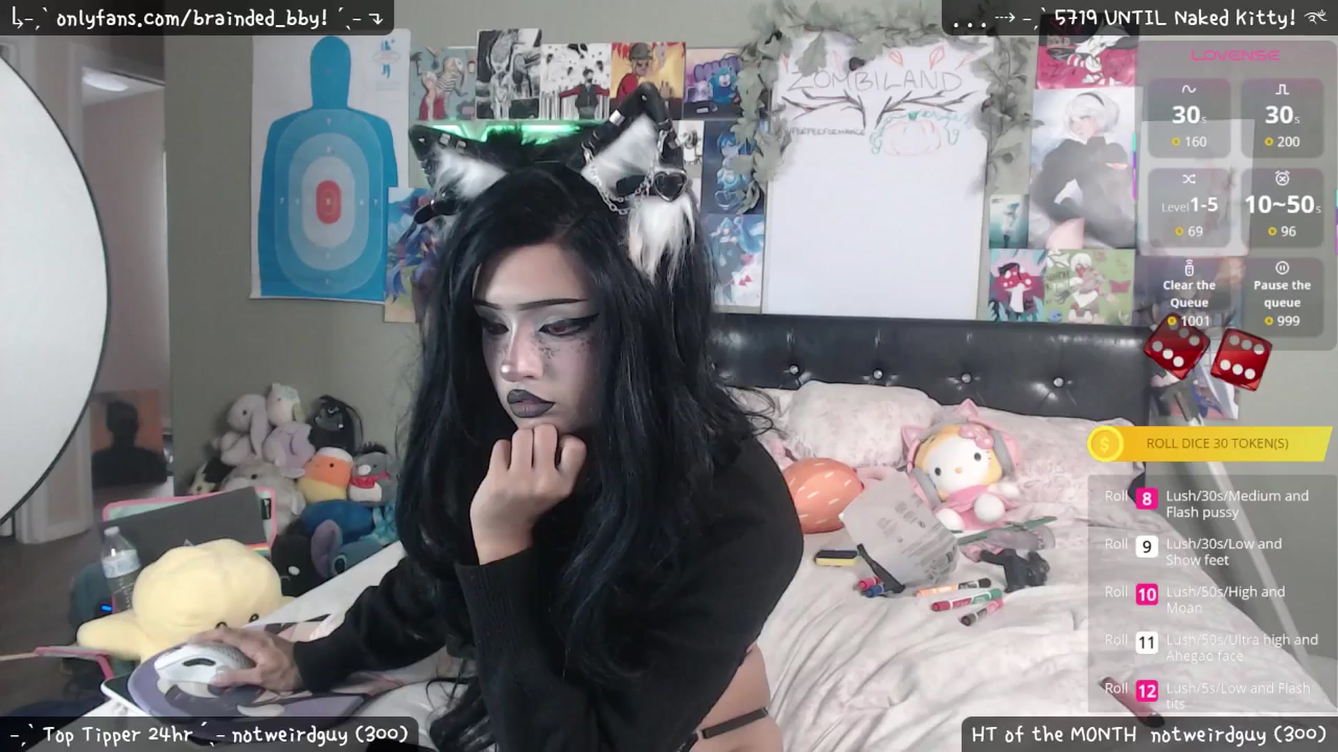 Gallery image thumbnail from braindedbby's myfreecams stream on, 09/01/2025, 23:43 image 12 of 20