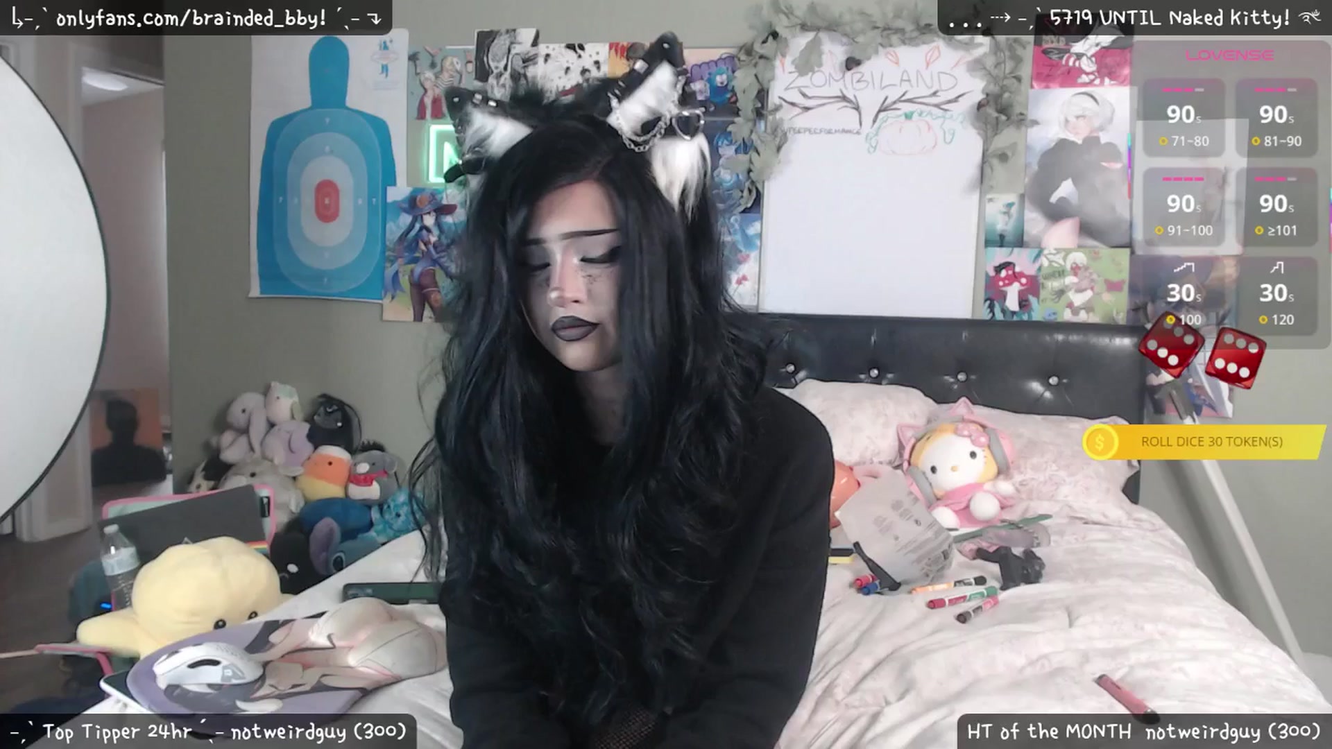 Gallery image thumbnail from braindedbby's myfreecams stream on, 09/01/2025, 23:43 image 8 of 20