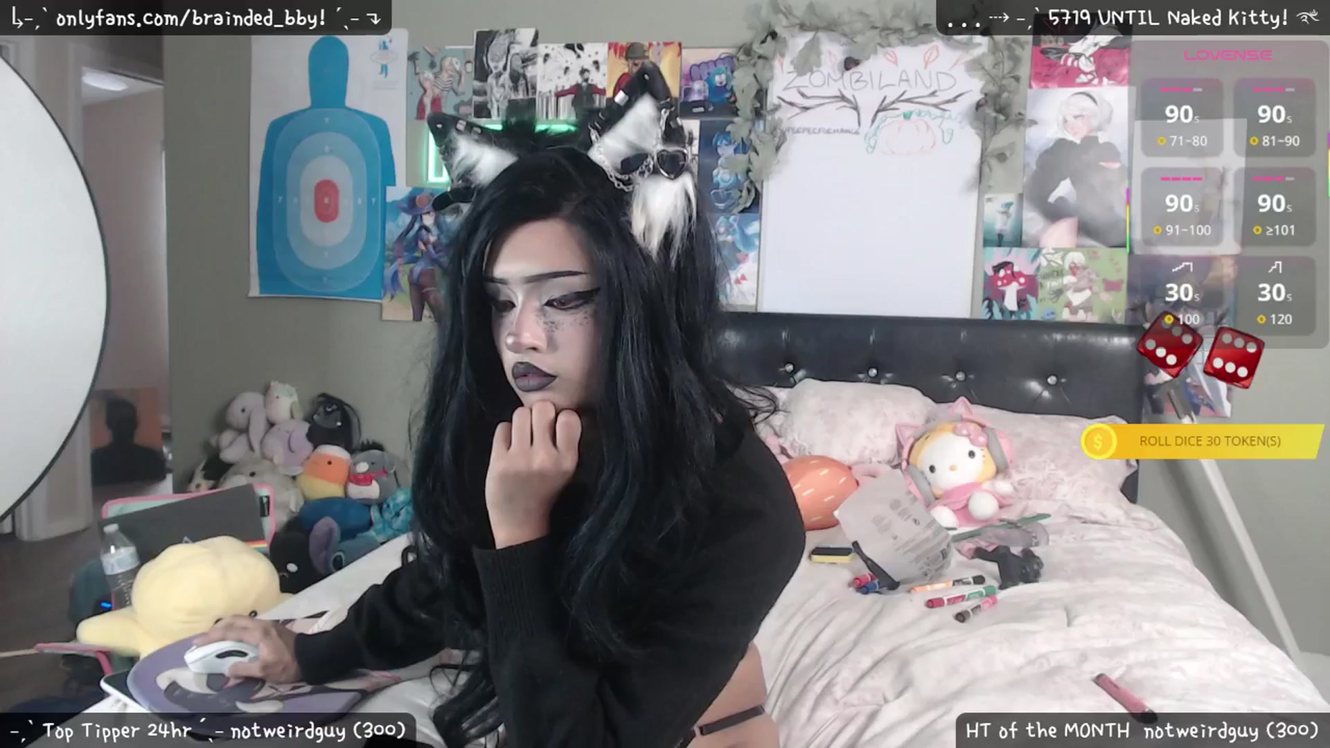 Gallery image thumbnail from braindedbby's myfreecams stream on, 09/01/2025, 23:43 image 11 of 20