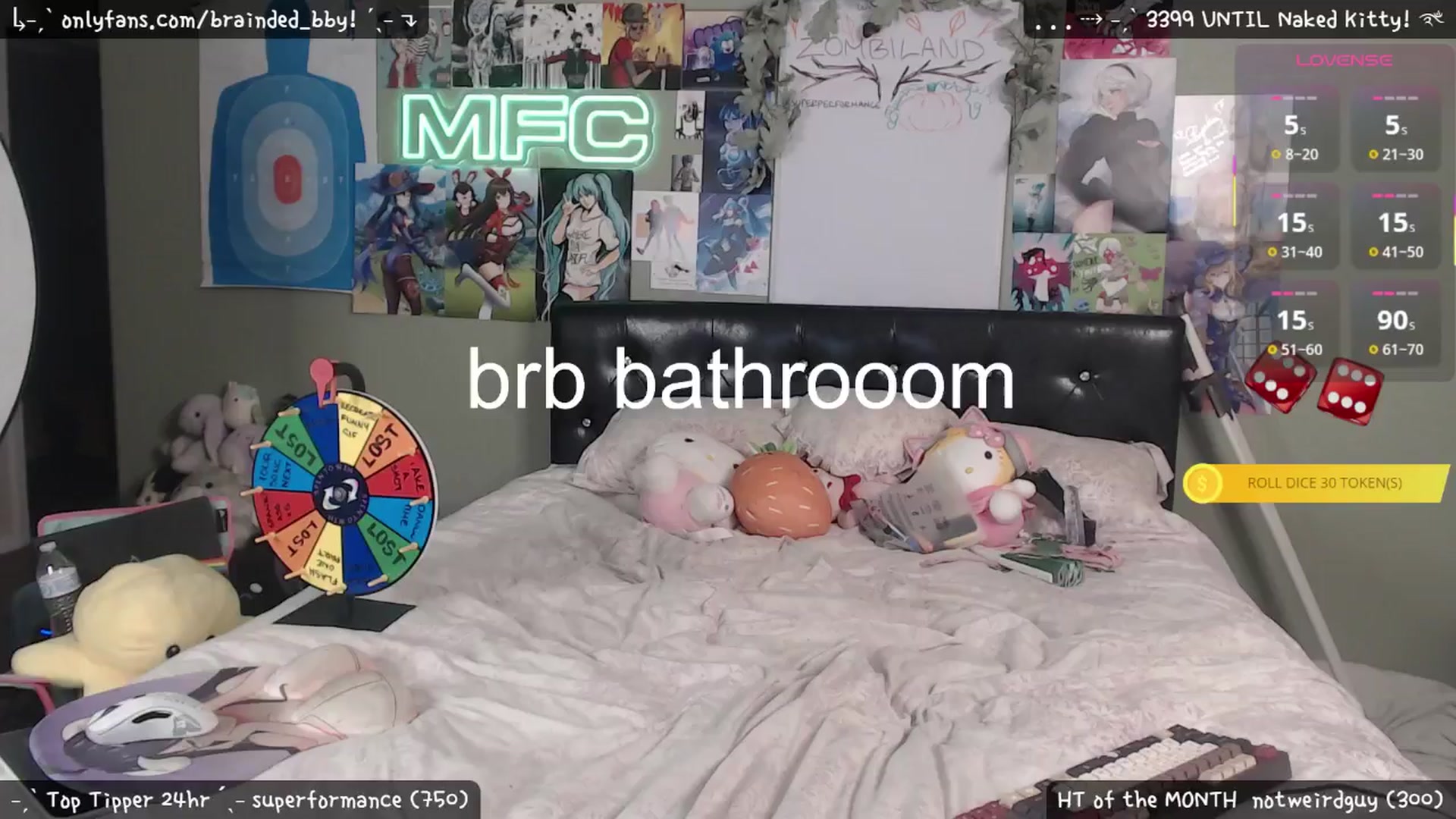Gallery image thumbnail from braindedbby's myfreecams stream on, 09/02/2025, 02:03 image 15 of 20