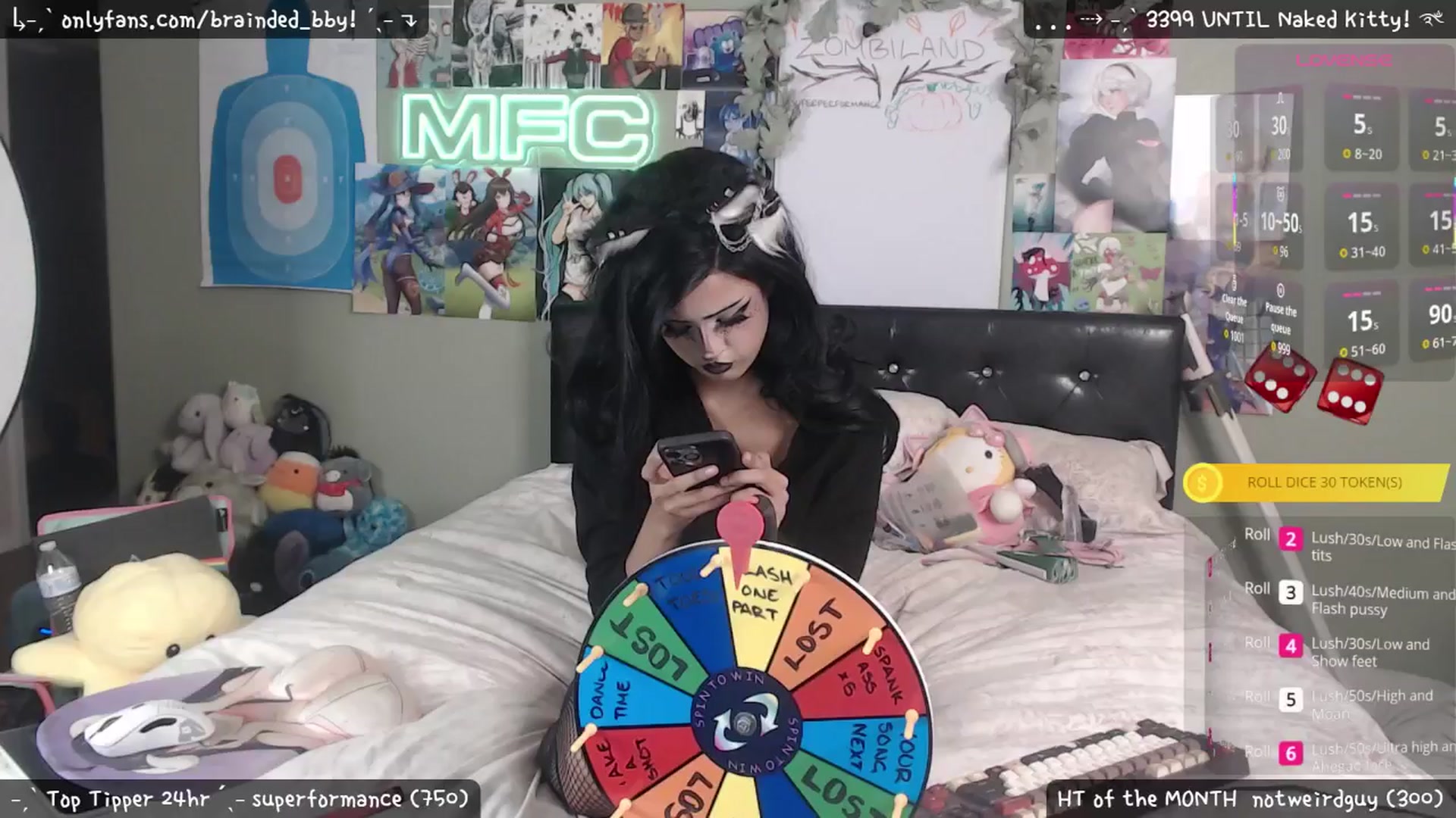 Gallery image thumbnail from braindedbby's myfreecams stream on, 09/02/2025, 02:03 image 12 of 20