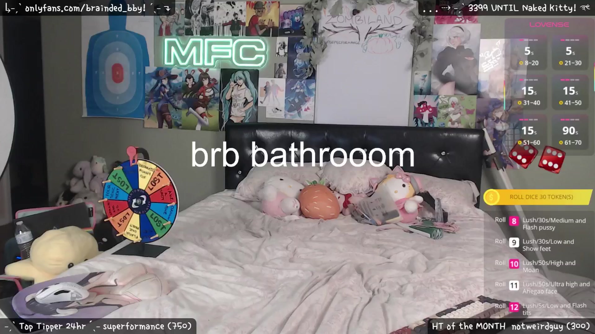 Gallery image thumbnail from braindedbby's myfreecams stream on, 09/02/2025, 02:03 image 17 of 20