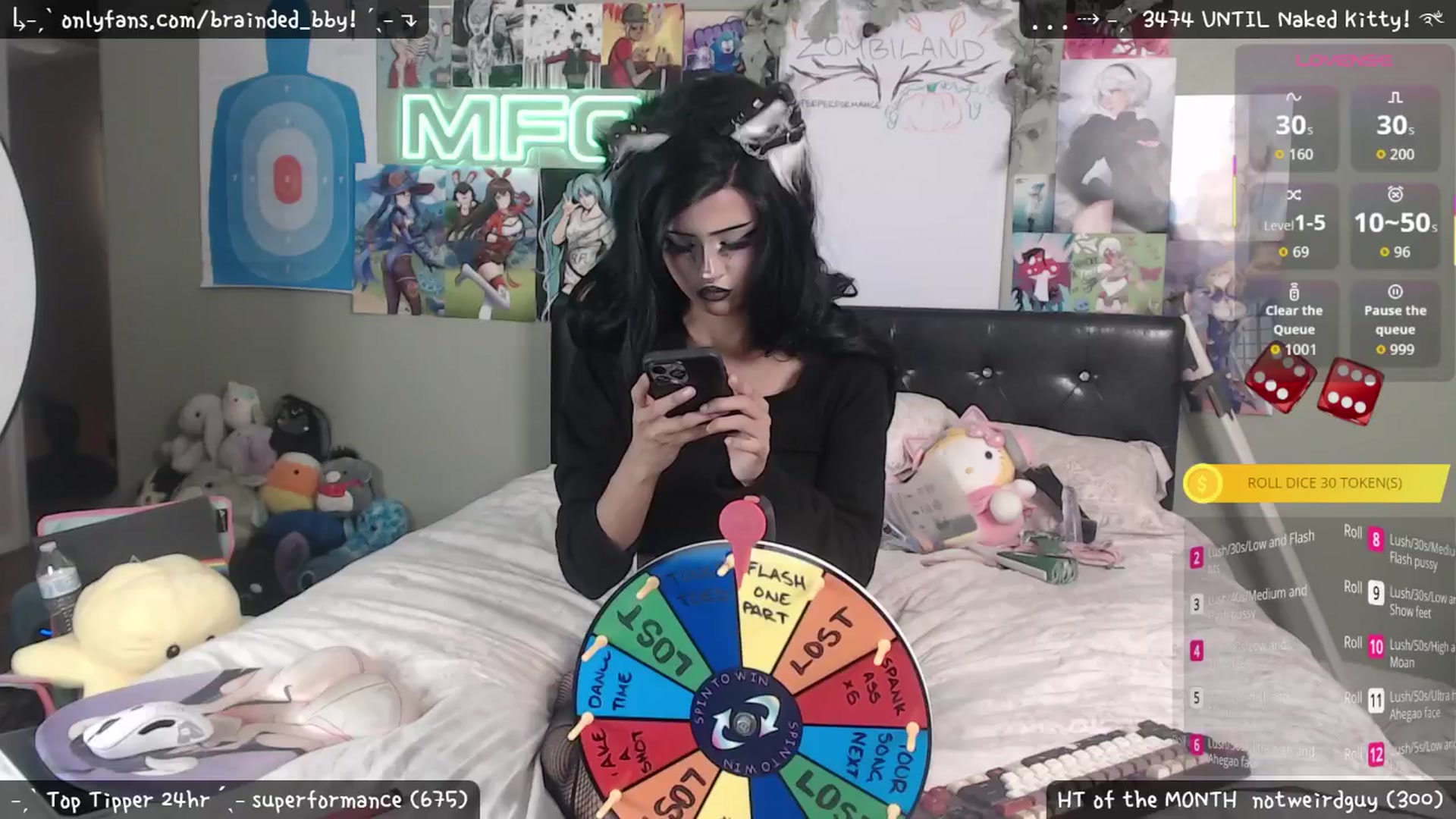 Gallery image thumbnail from braindedbby's myfreecams stream on, 09/02/2025, 02:03 image 7 of 20