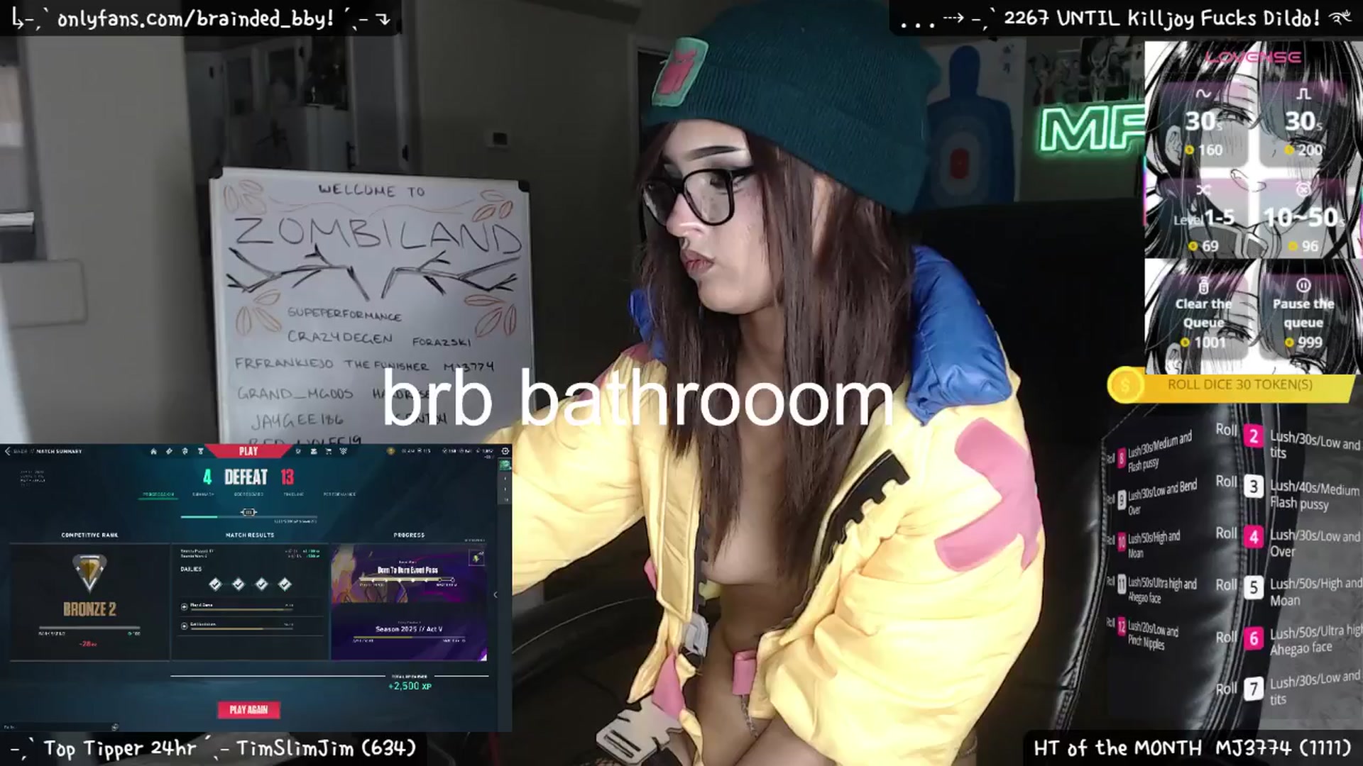 Gallery image thumbnail from braindedbby's myfreecams stream on, 09/13/2025, 24:14 image 20 of 20