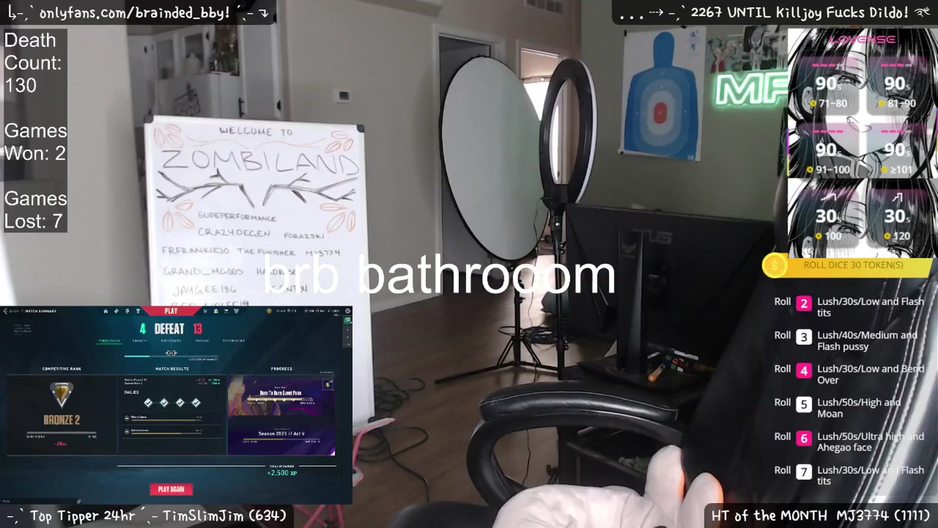 Gallery image thumbnail from braindedbby's myfreecams stream on, 09/13/2025, 24:14 image 16 of 20