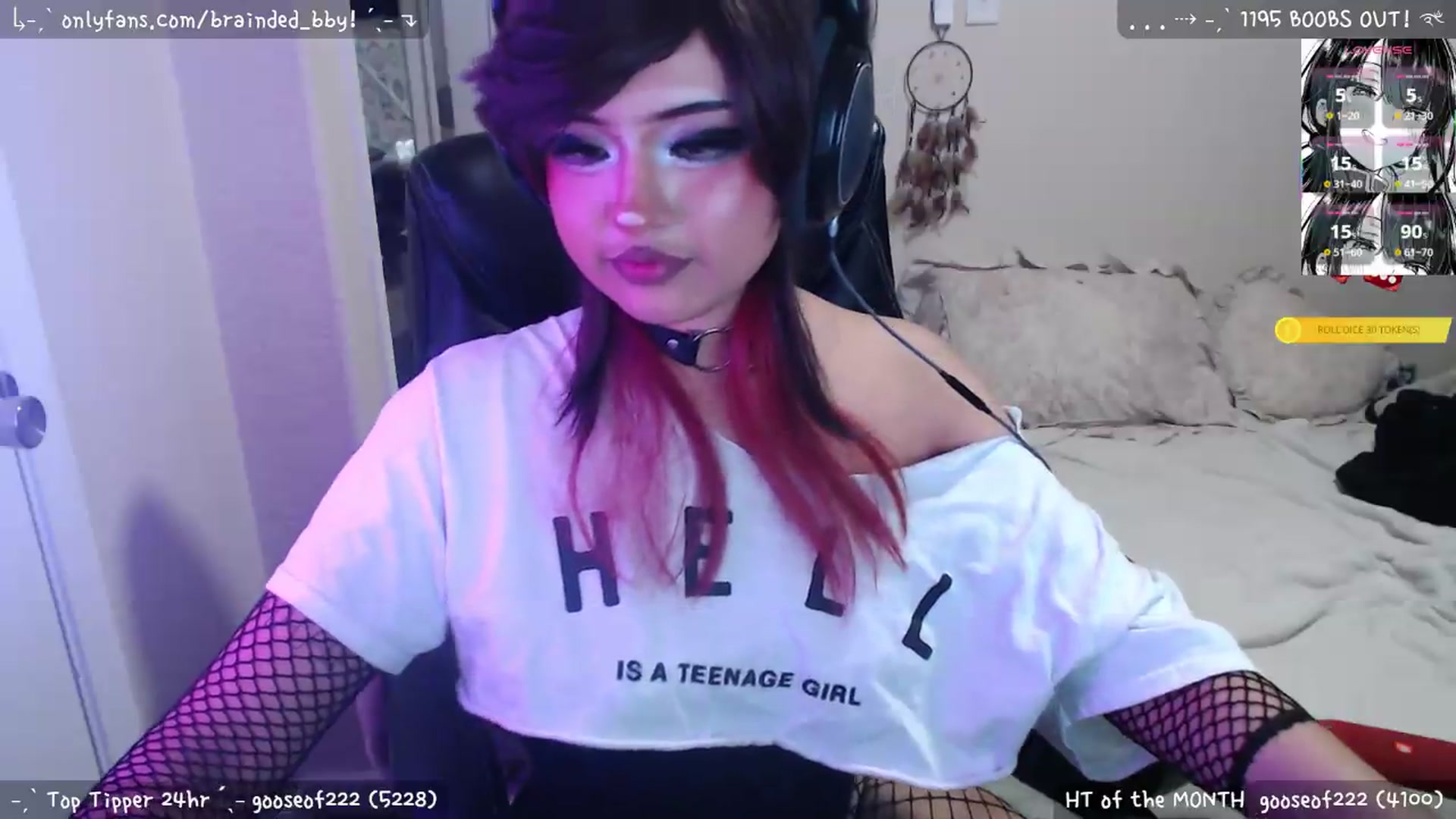 Gallery image thumbnail from braindedbby's myfreecams stream on, 05/11/2026, 05:55 image 19 of 20