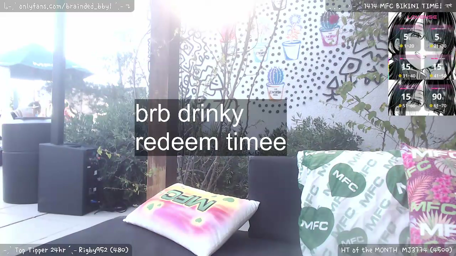 Gallery image thumbnail from braindedbby's myfreecams stream on, 05/19/2026, 01:09 image 16 of 20