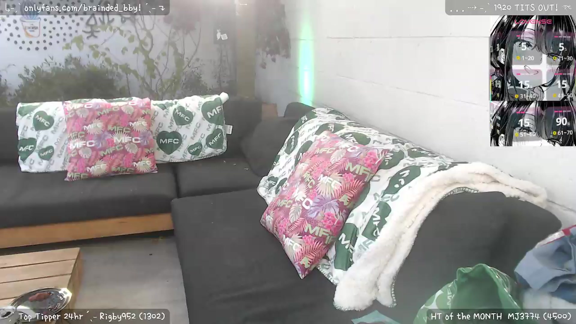 Gallery image thumbnail from braindedbby's myfreecams stream on, 05/19/2026, 04:00 image 2 of 20