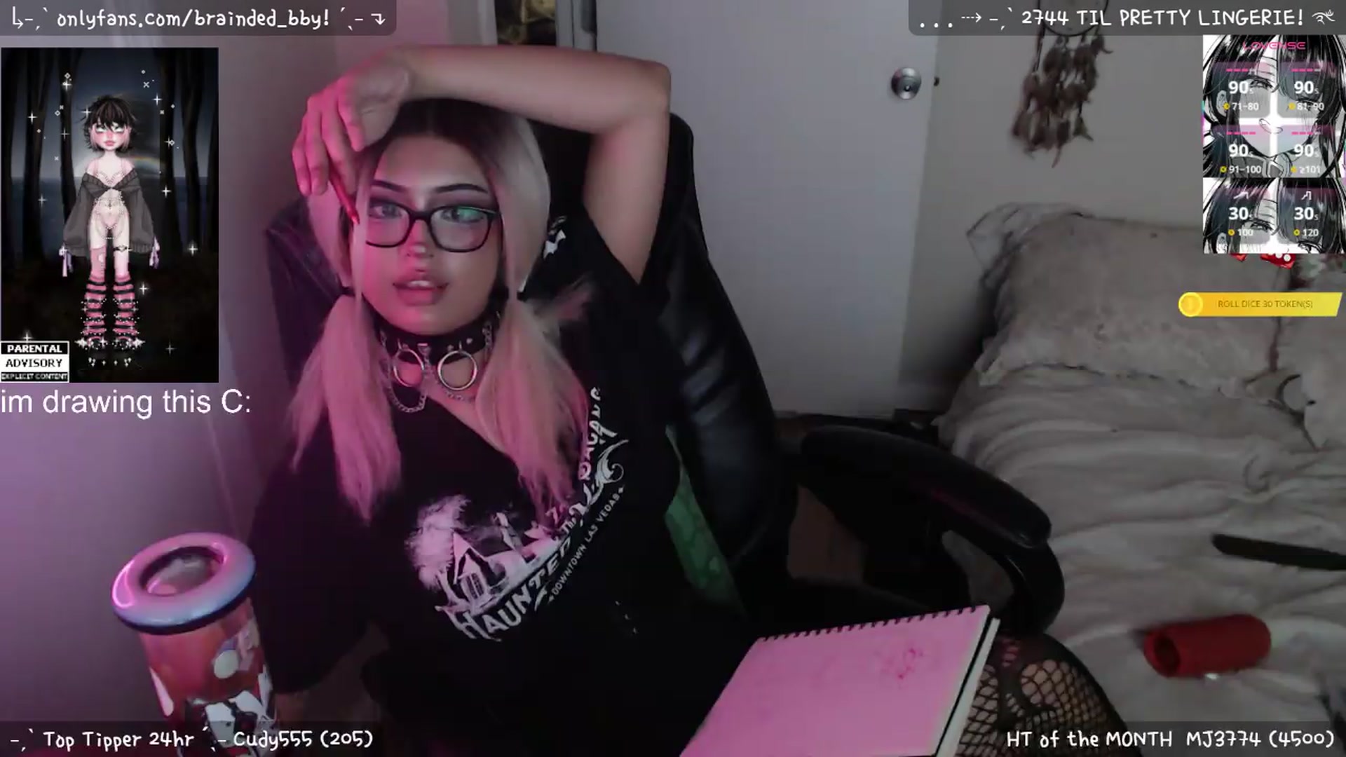 Gallery image thumbnail from braindedbby's myfreecams stream on, 05/27/2026, 24:03 image 20 of 20