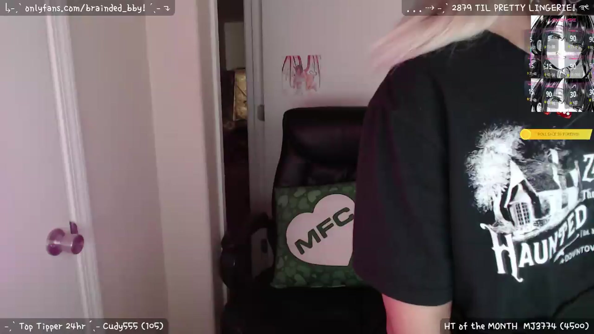 Gallery image thumbnail from braindedbby's myfreecams stream on, 05/27/2026, 24:03 image 5 of 20