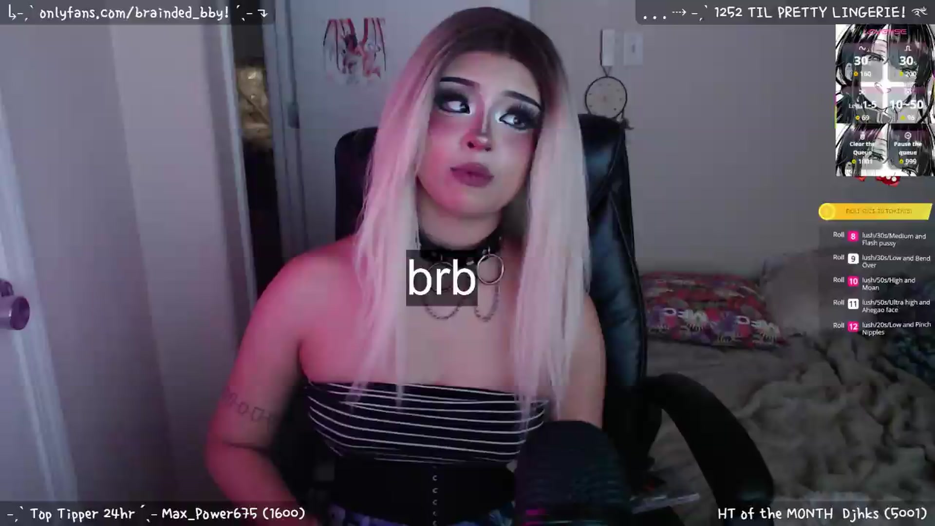 Gallery image thumbnail from braindedbby's myfreecams stream on, 05/30/2026, 22:09 image 13 of 20