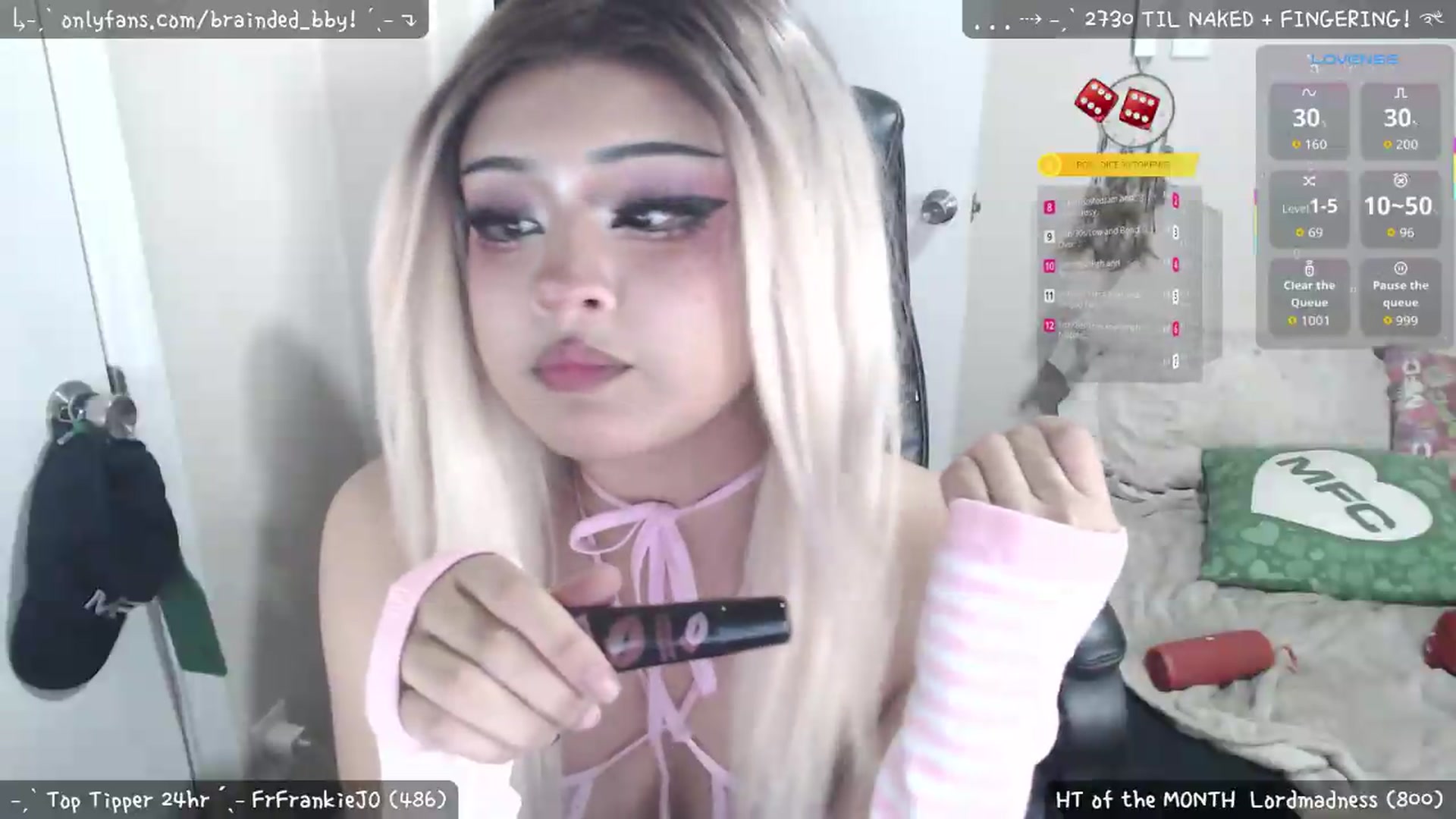Gallery image thumbnail from braindedbby's myfreecams stream on, 08/10/2026, 08:12 image 20 of 20